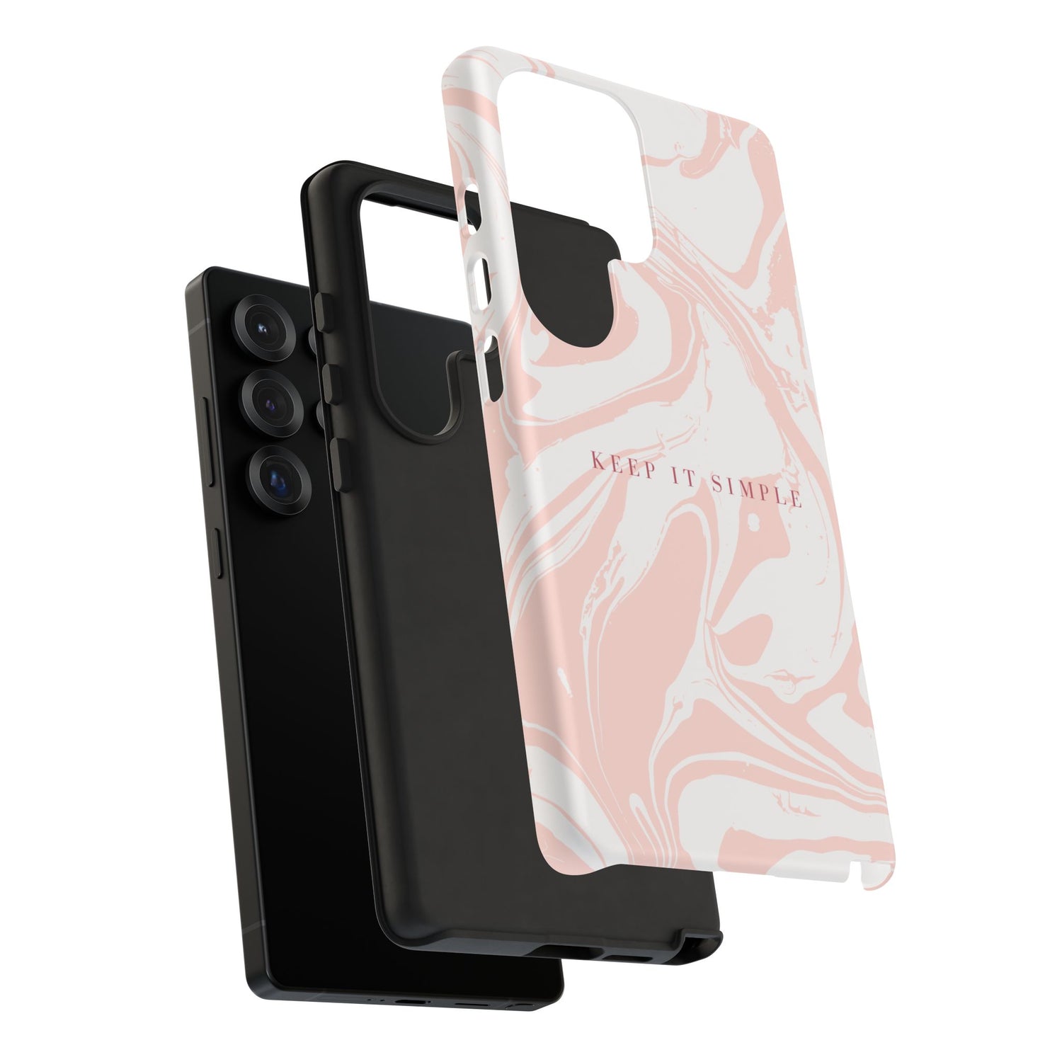 Simple Pink Marble Tough Case