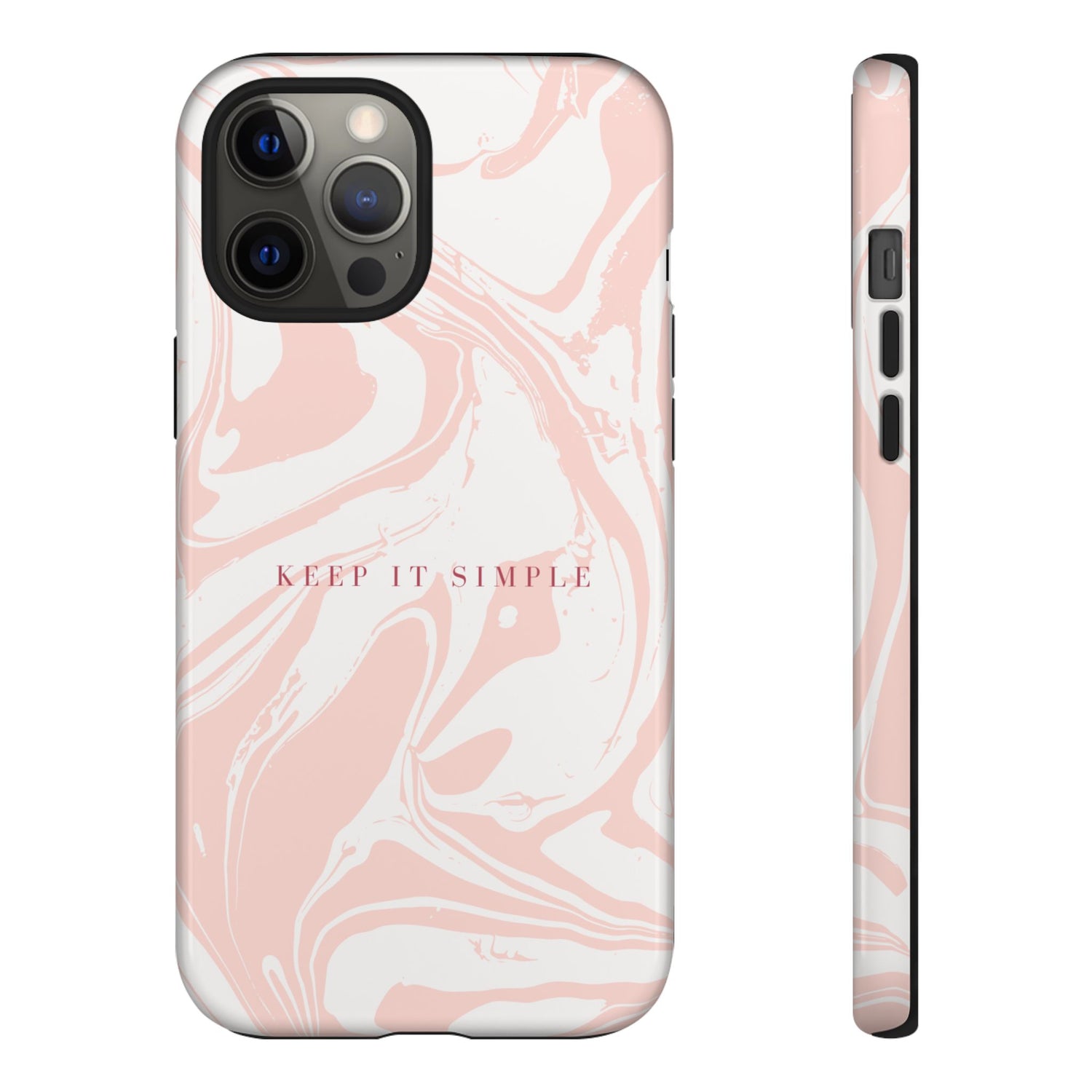 Simple Pink Marble Tough Case