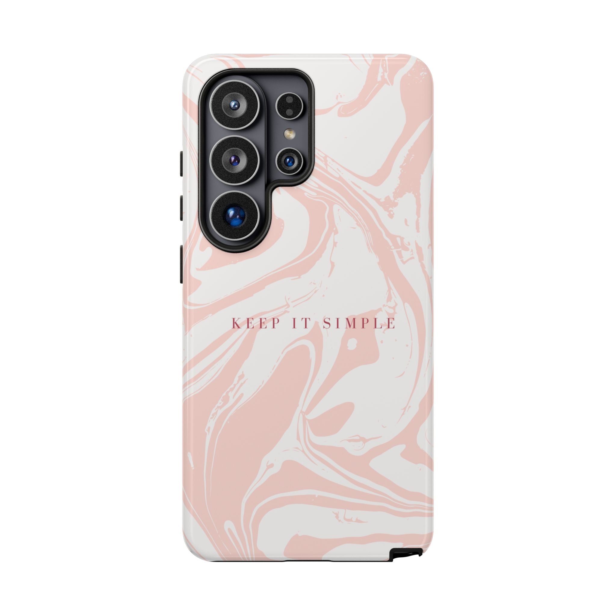 Simple Pink Marble Tough Case