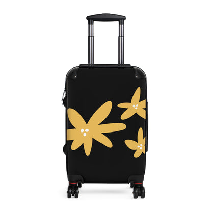 Floral Travel Suitcase - Eco-Friendly Luggage