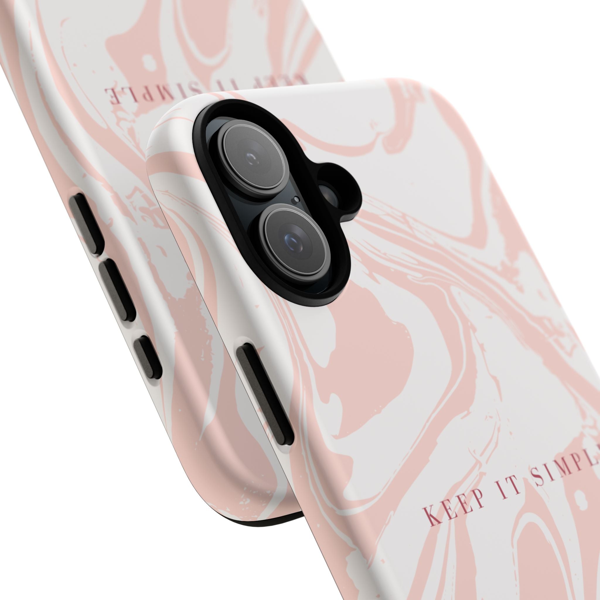 Simple Pink Marble Tough Case