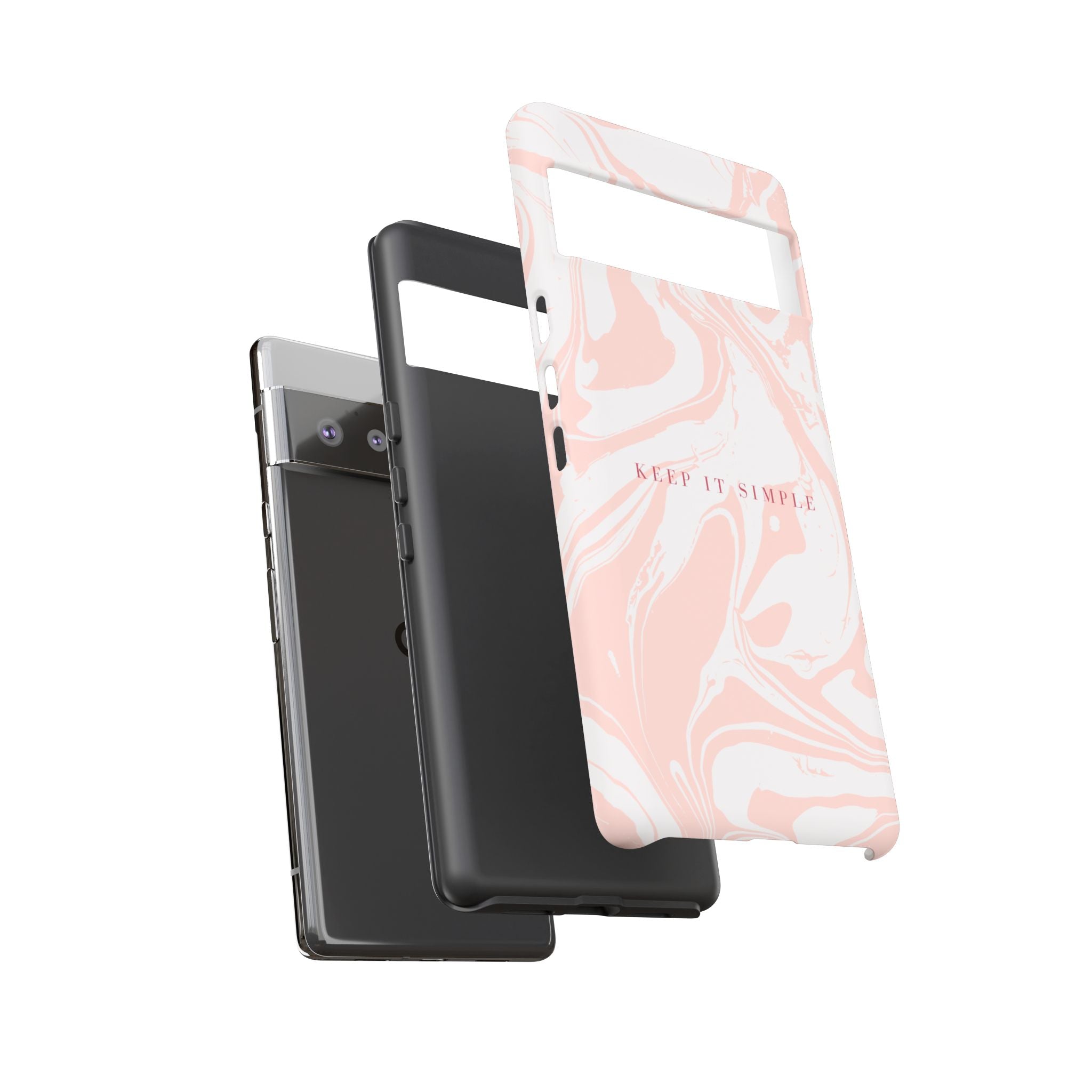 Simple Pink Marble Tough Case
