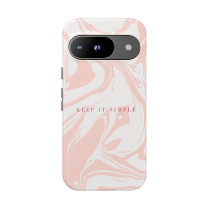 Simple Pink Marble Tough Case