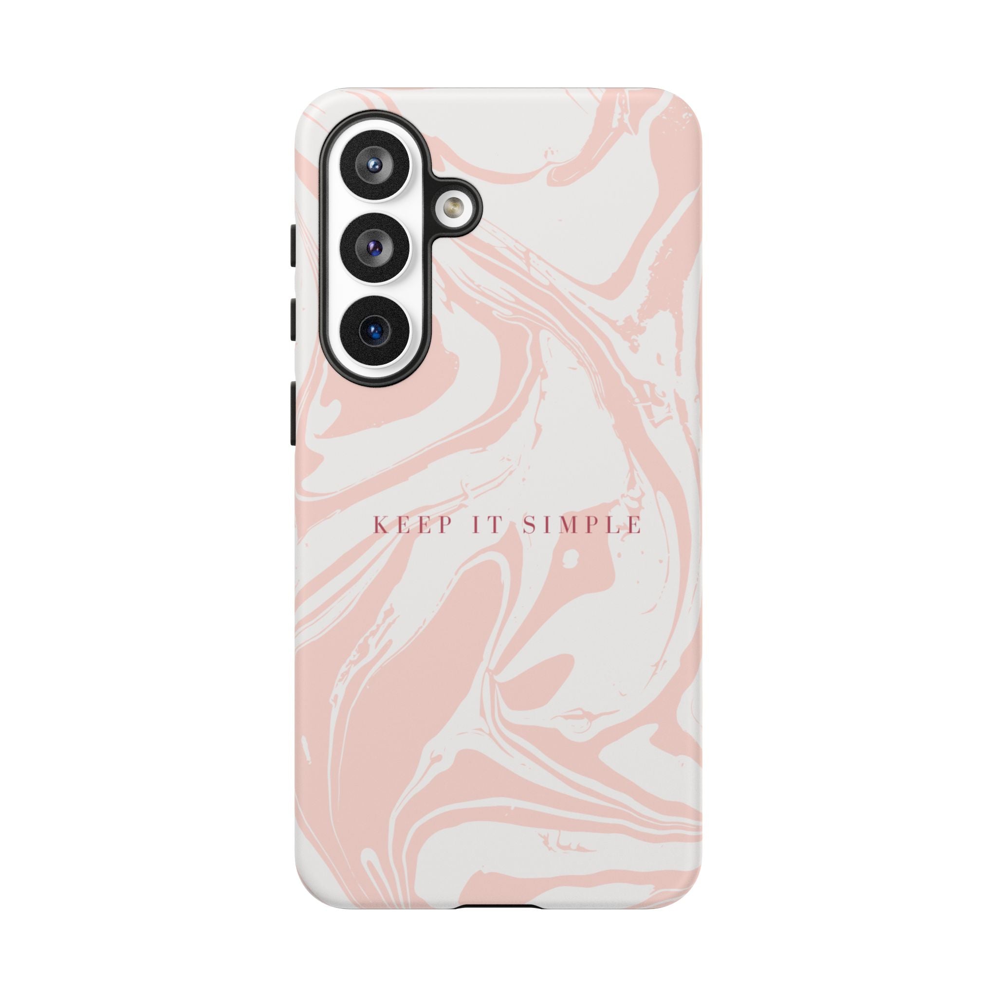 Simple Pink Marble Tough Case