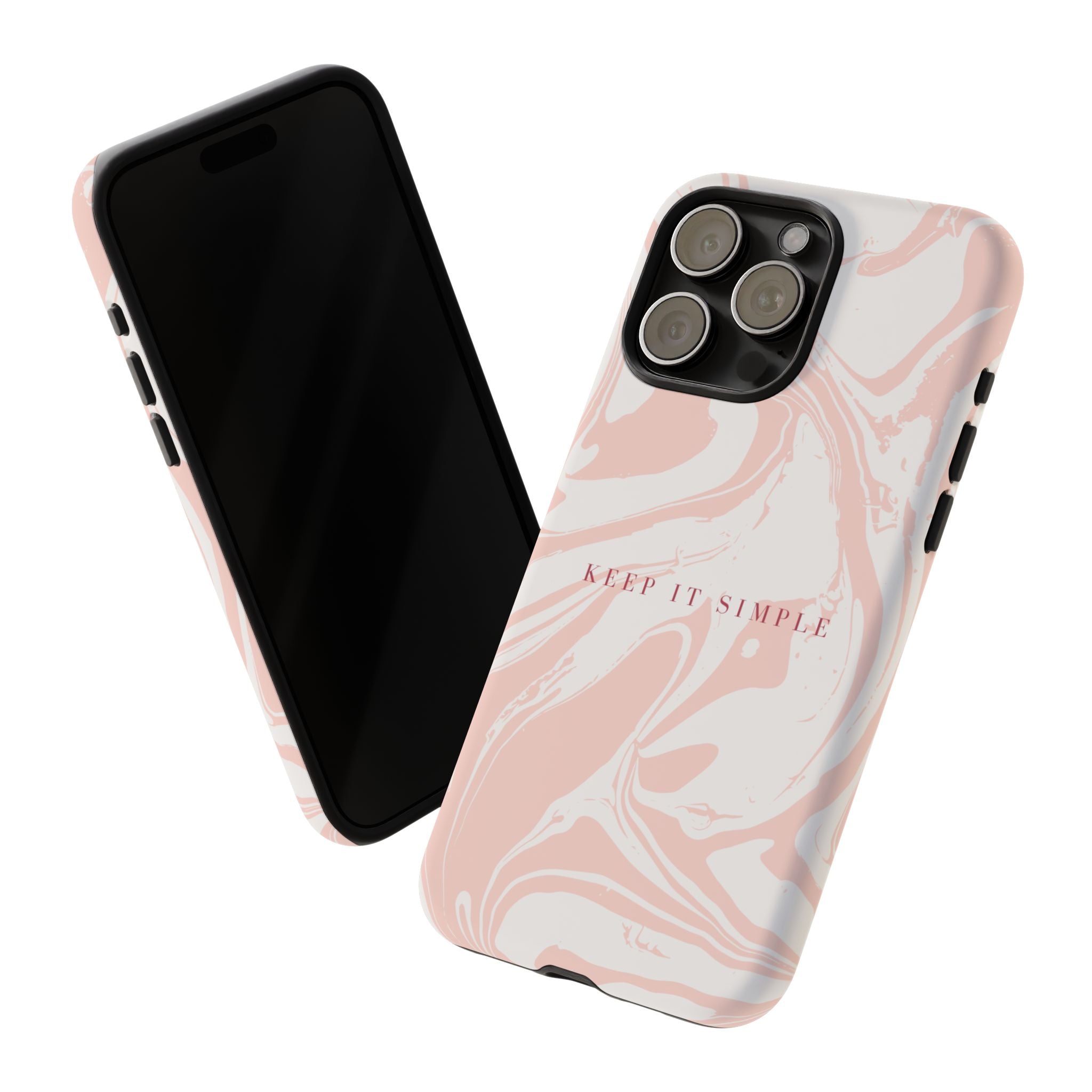 Simple Pink Marble Tough Case
