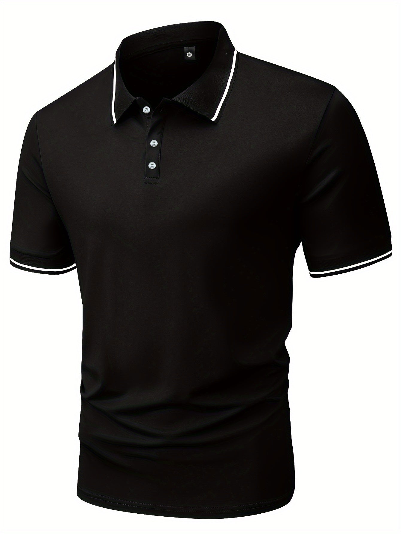 Classic Mens Golf Shirt - Relaxed Fit, Breathable Short Sleeve, Classic Collar Style - Perfect for Warm Weather Golfing, Hiking, and Outdoor Activities