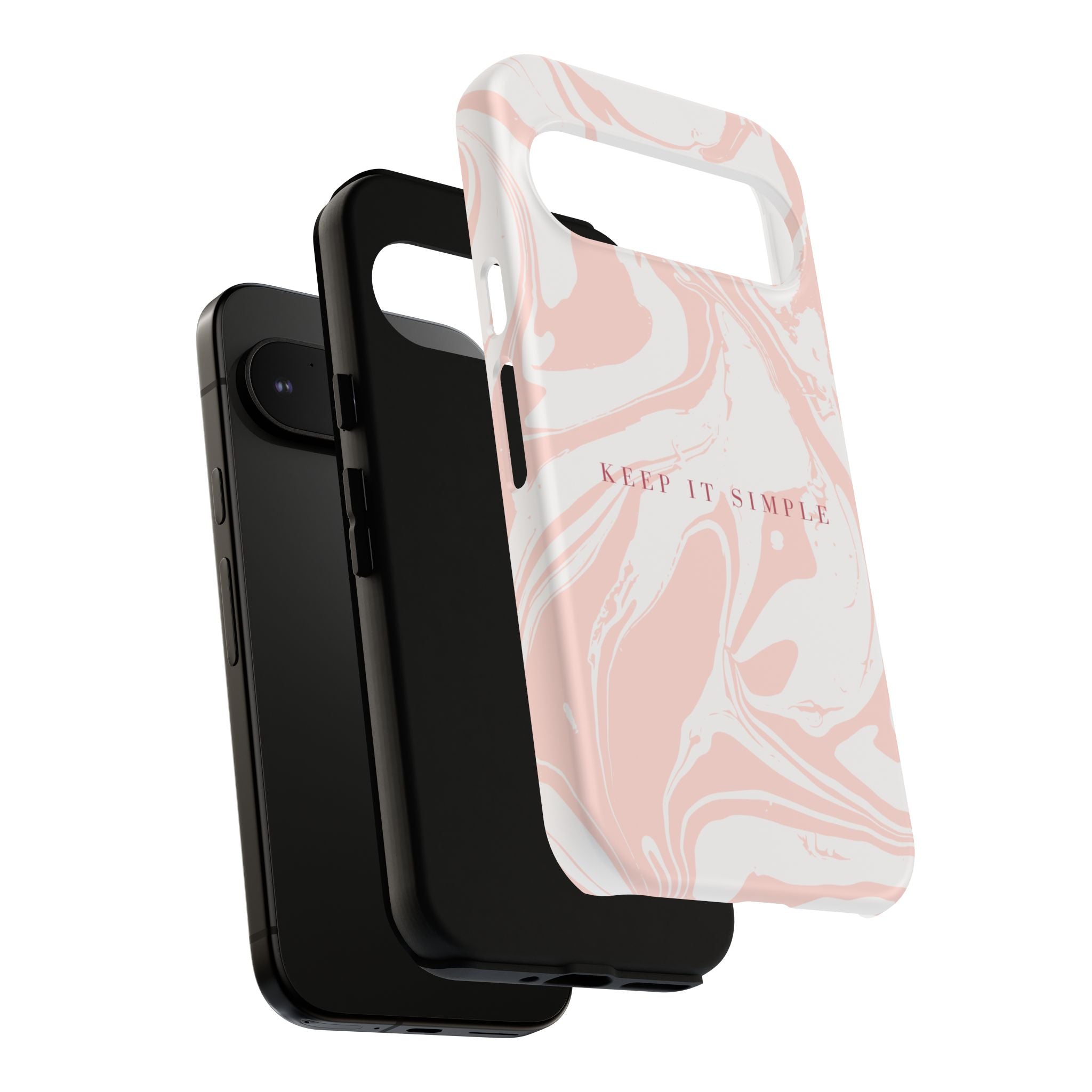 Simple Pink Marble Tough Case