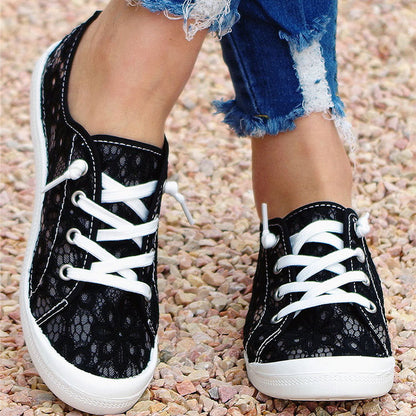 Lace Flats Shoes Summer Fashion Casual Shoes Women