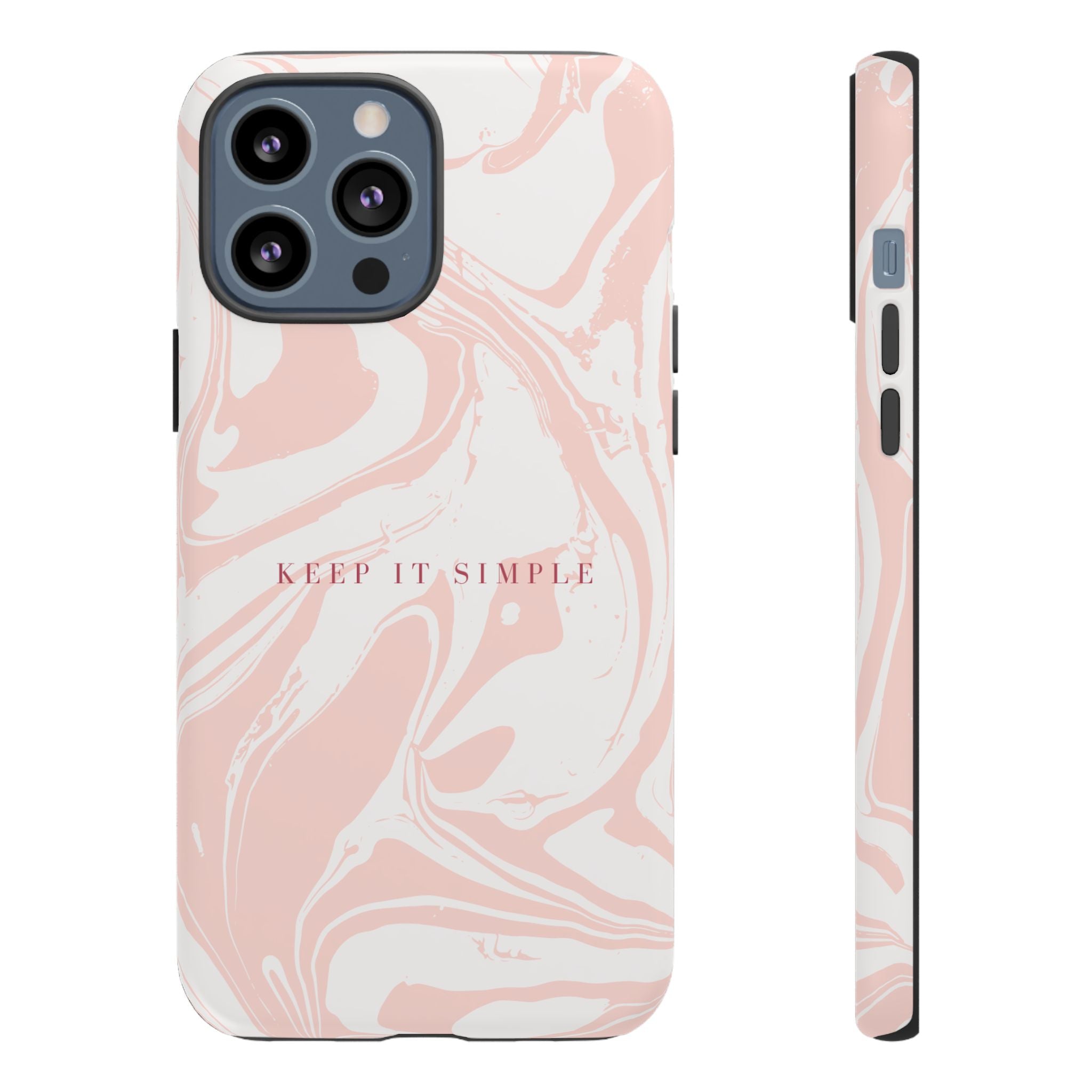 Simple Pink Marble Tough Case