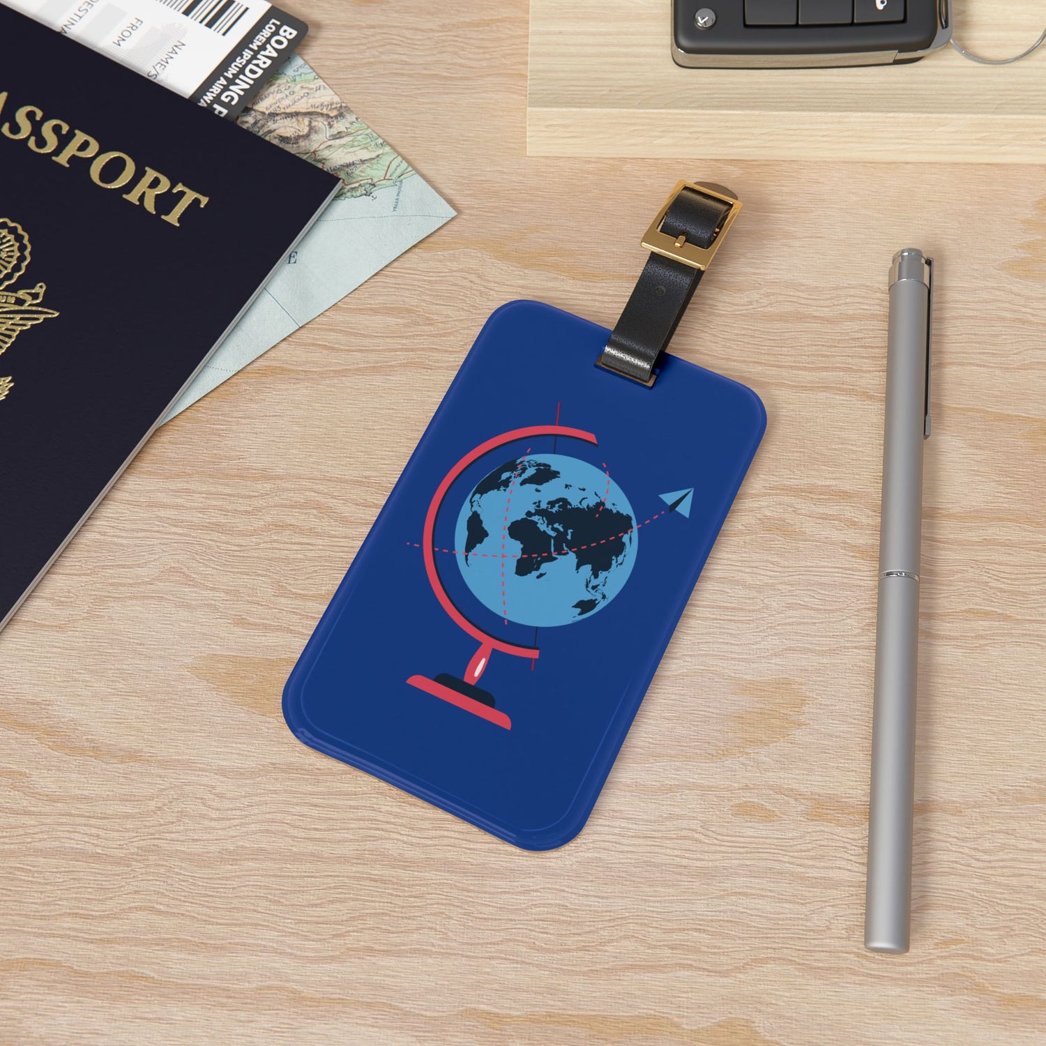 Globe Luggage Tag