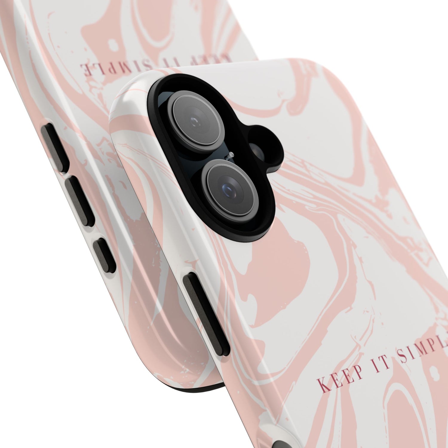 Simple Pink Marble Tough Case