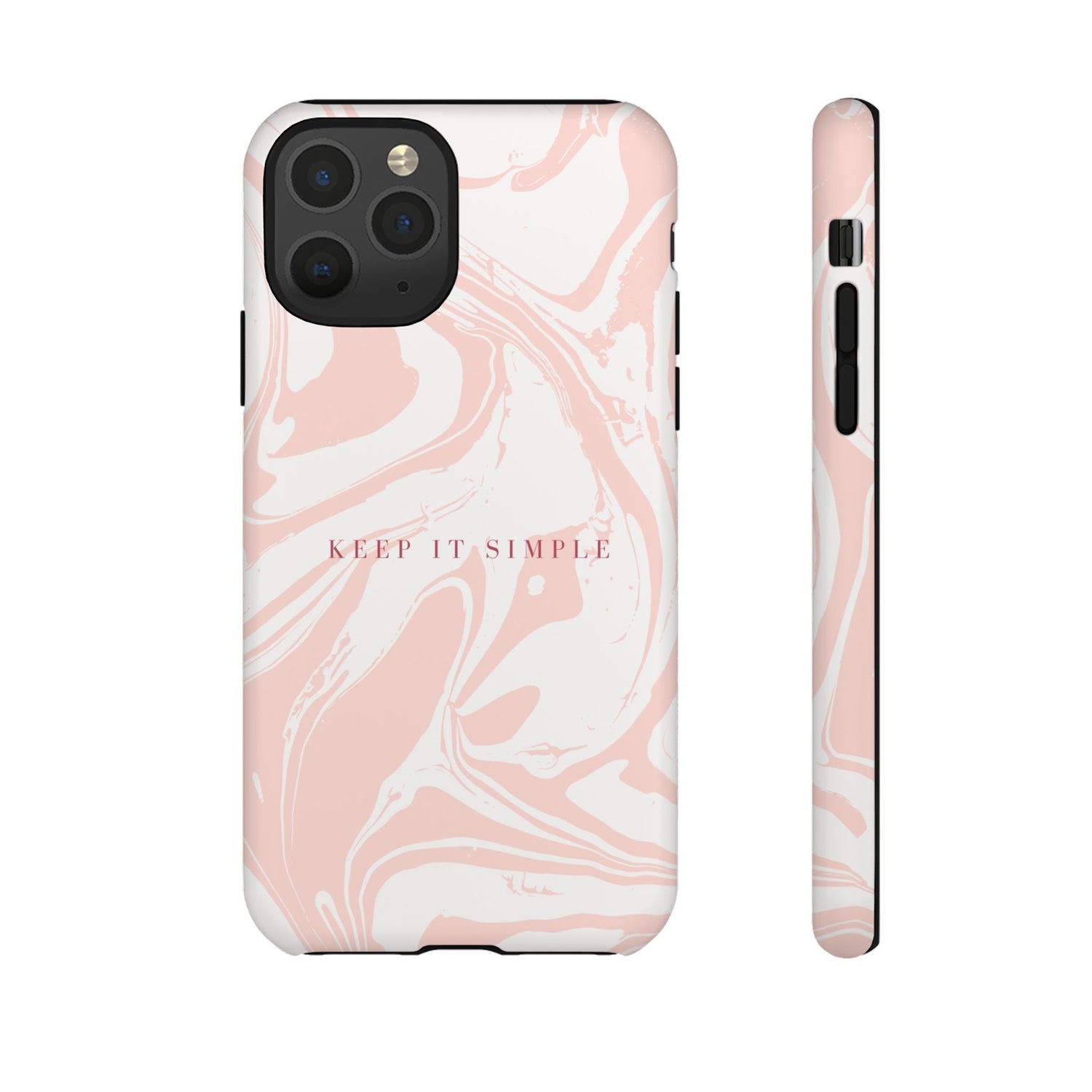 Simple Pink Marble Tough Case