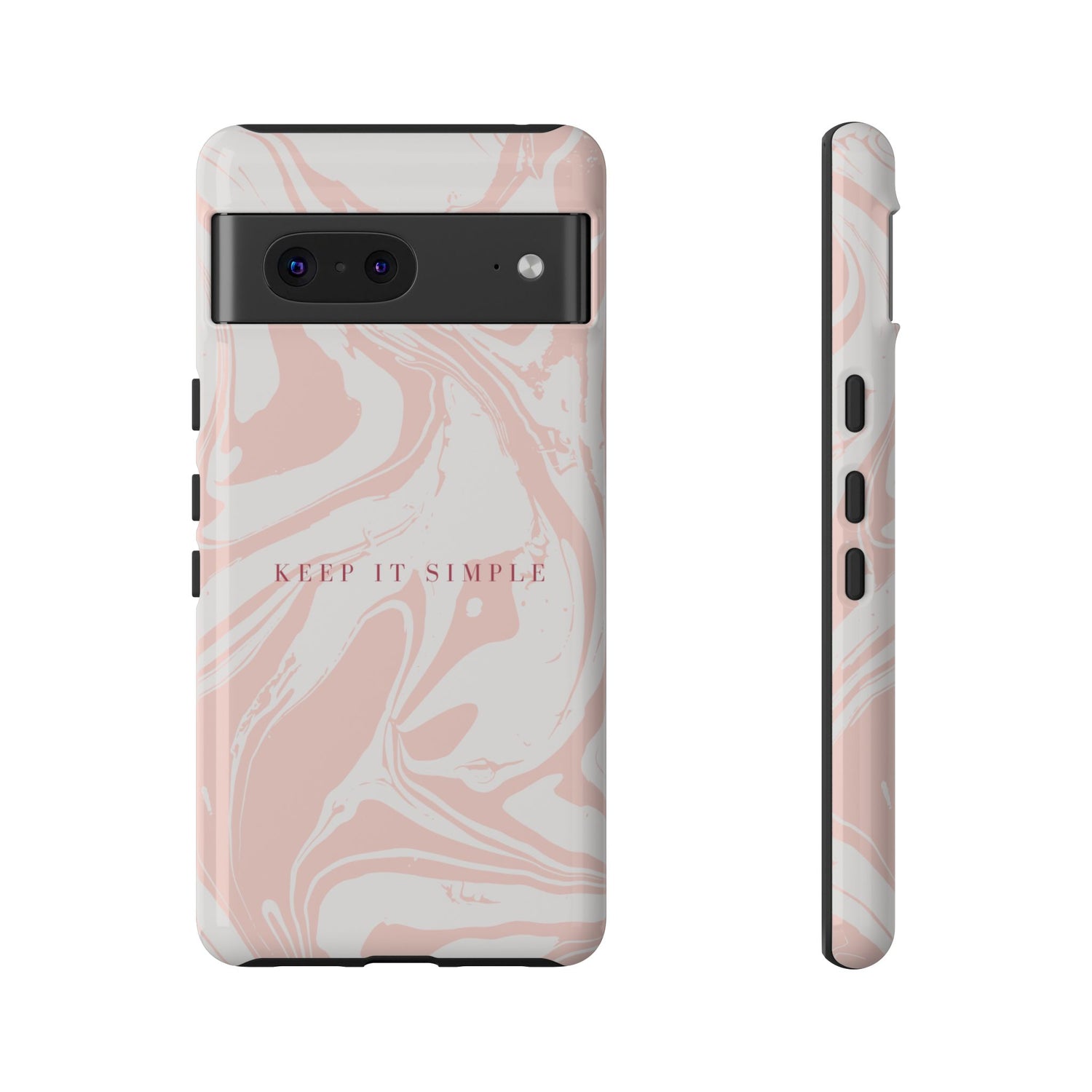 Simple Pink Marble Tough Case