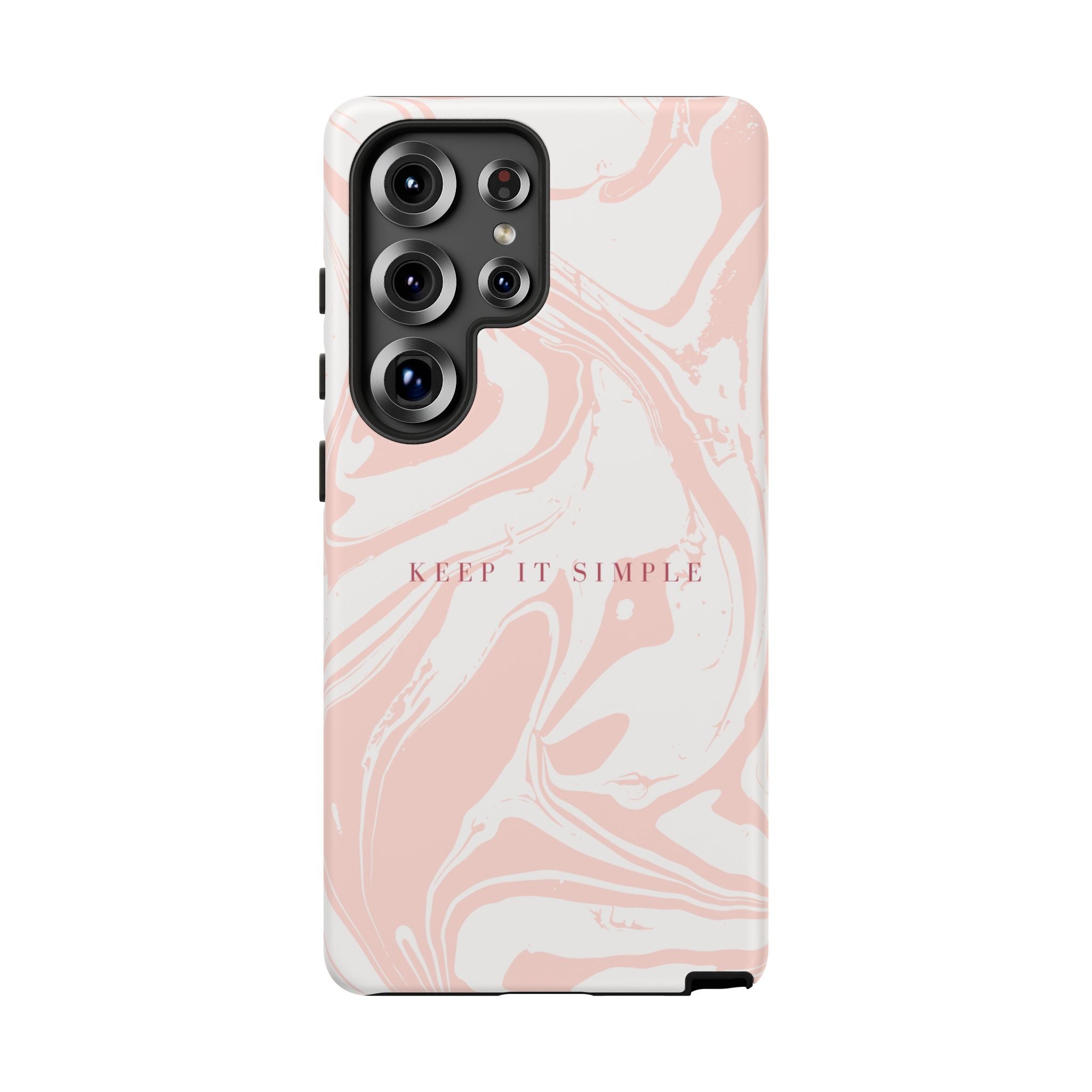 Simple Pink Marble Tough Case