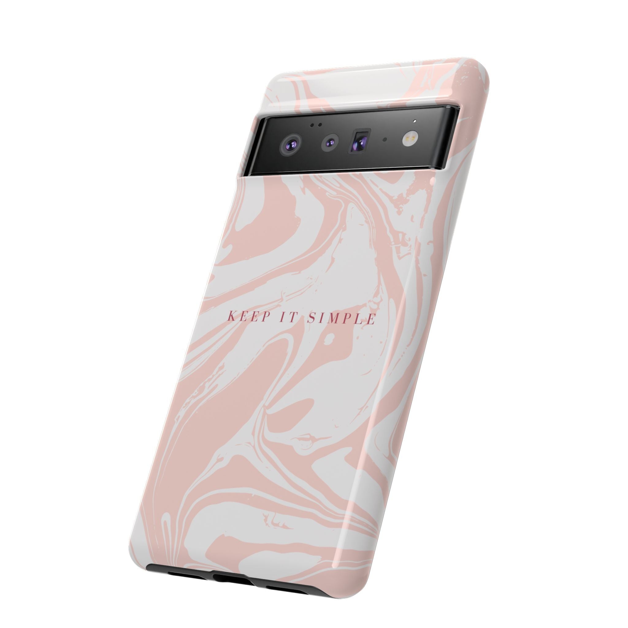 Simple Pink Marble Tough Case