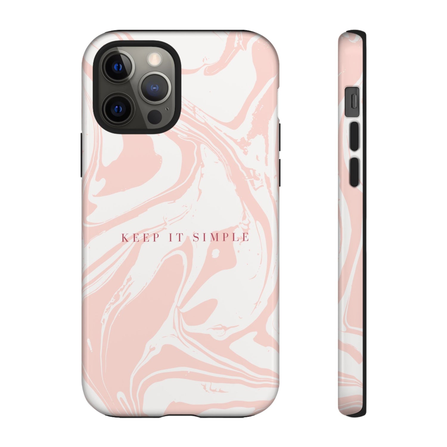 Simple Pink Marble Tough Case