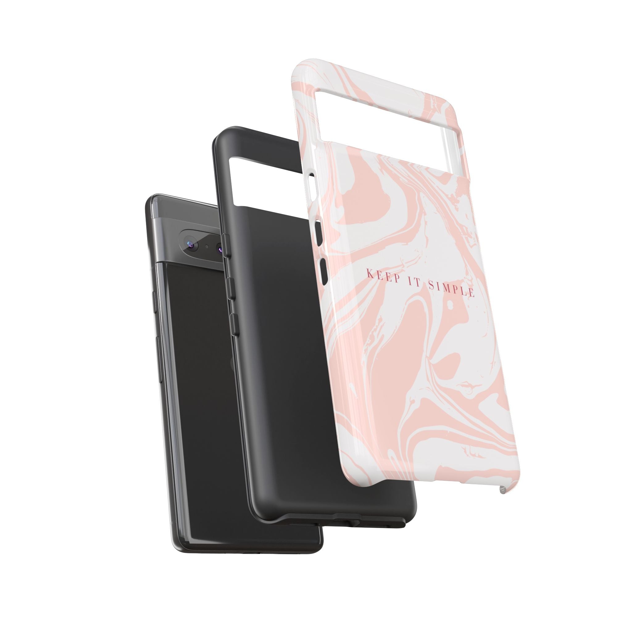 Simple Pink Marble Tough Case