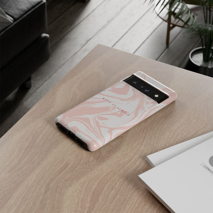 Simple Pink Marble Tough Case