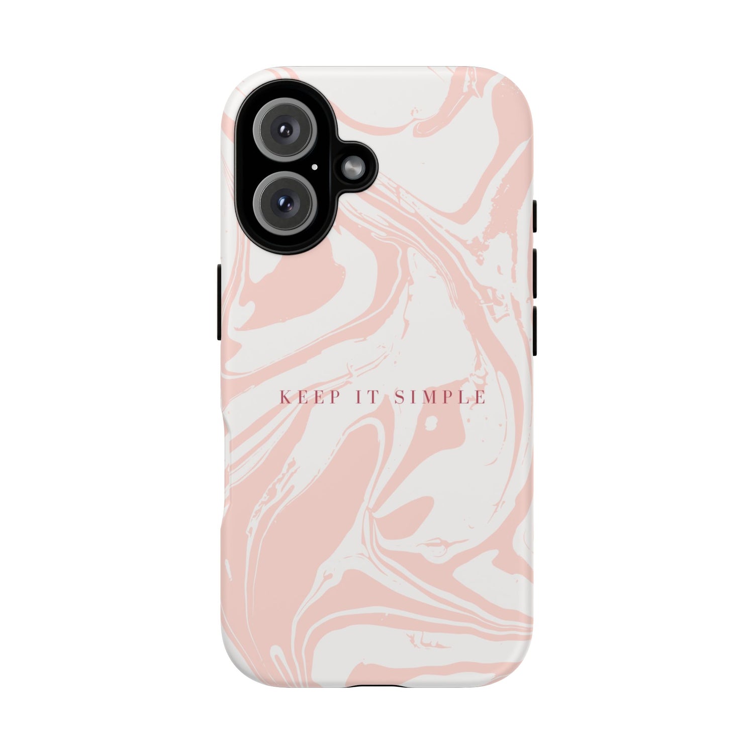 Simple Pink Marble Tough Case