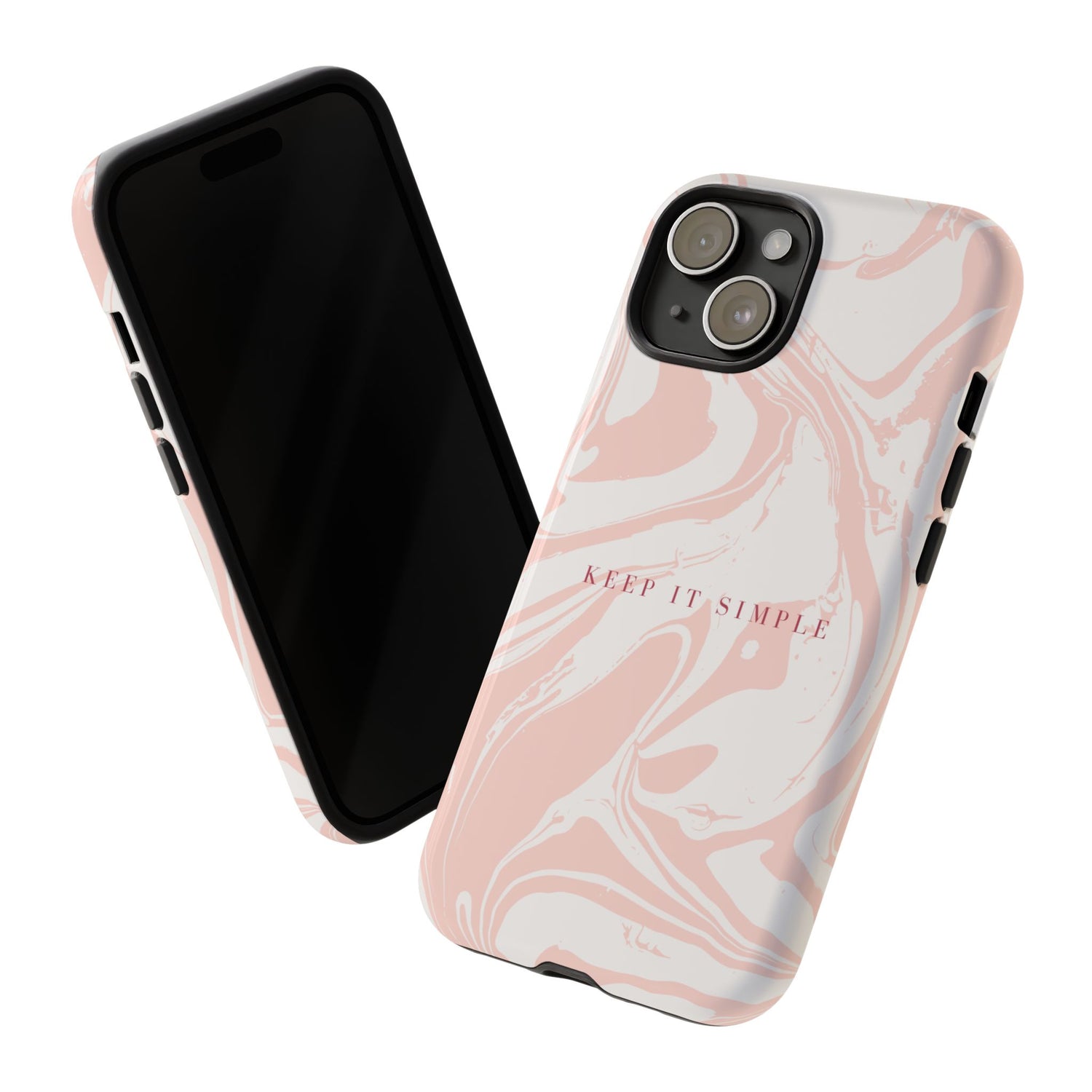 Simple Pink Marble Tough Case