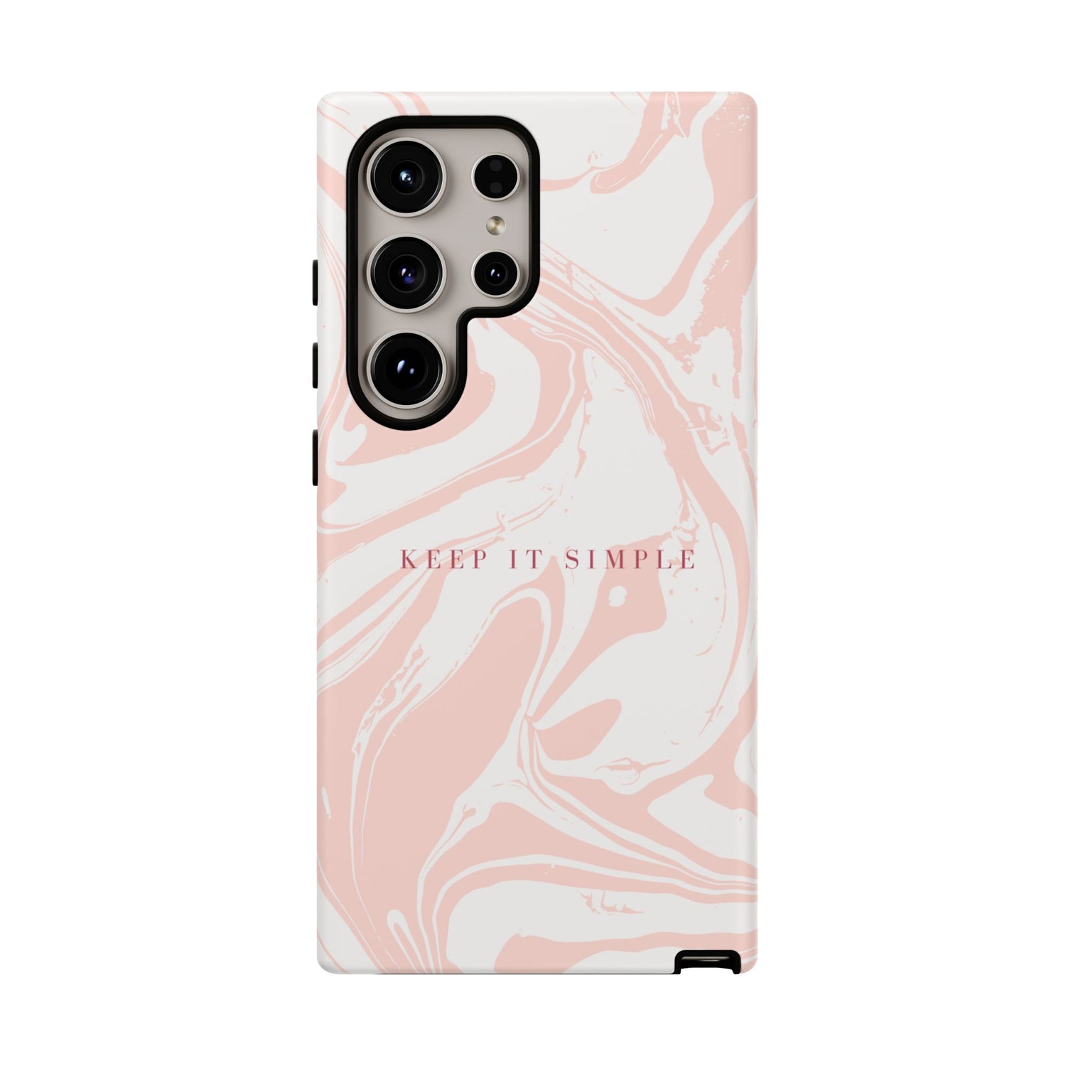 Simple Pink Marble Tough Case