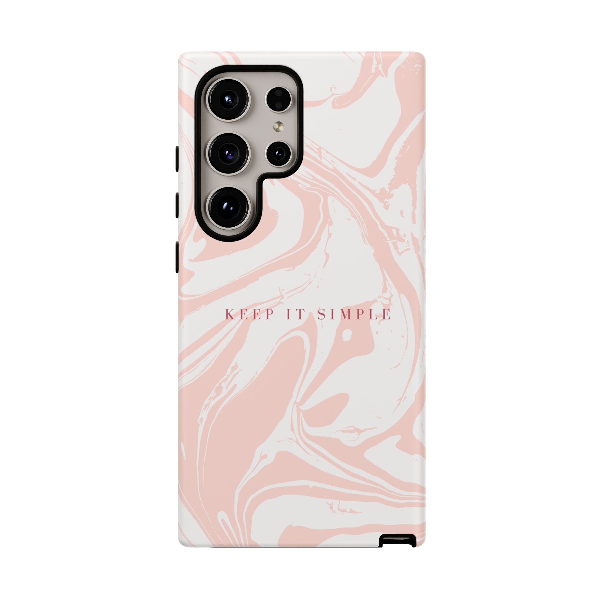Simple Pink Marble Tough Case