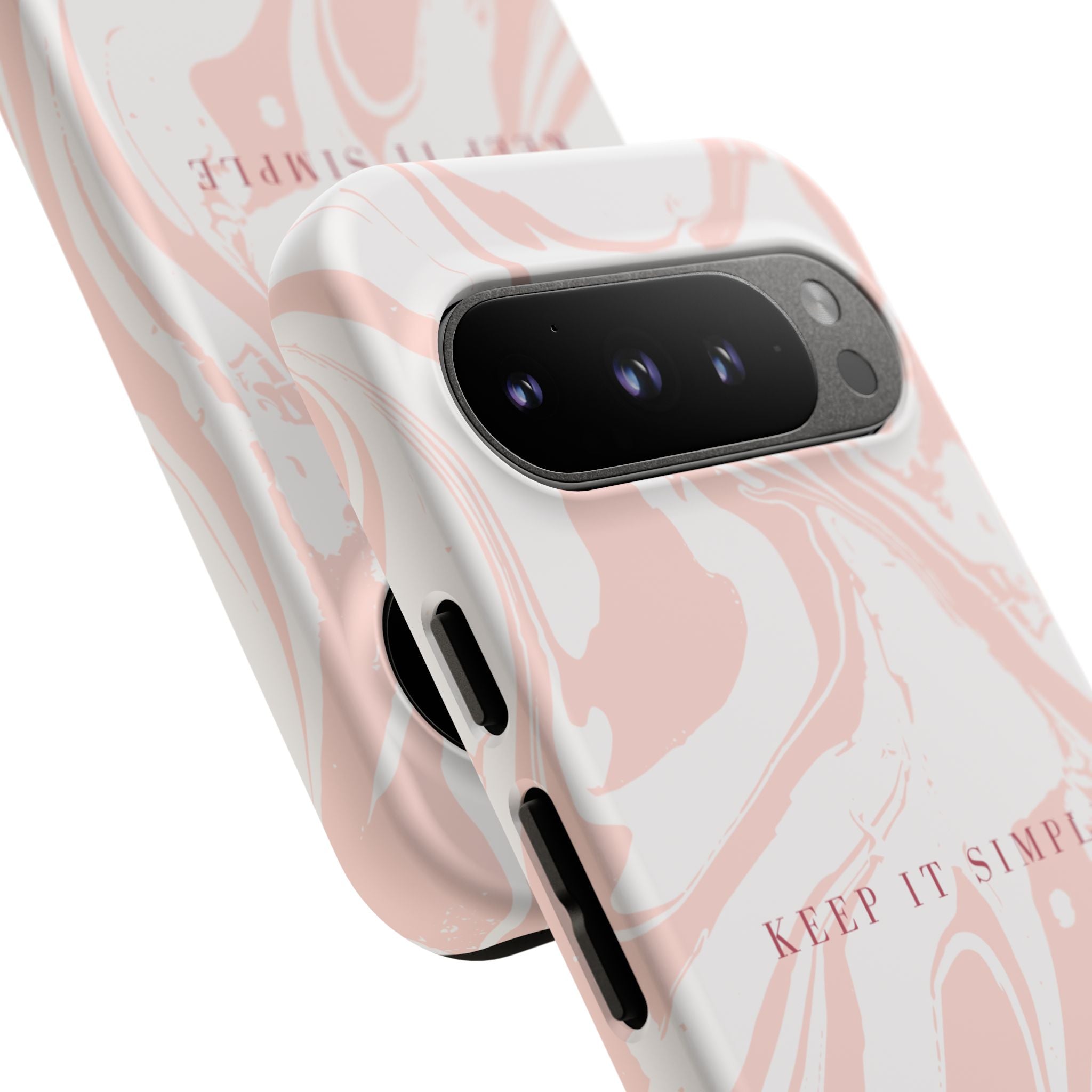 Simple Pink Marble Tough Case