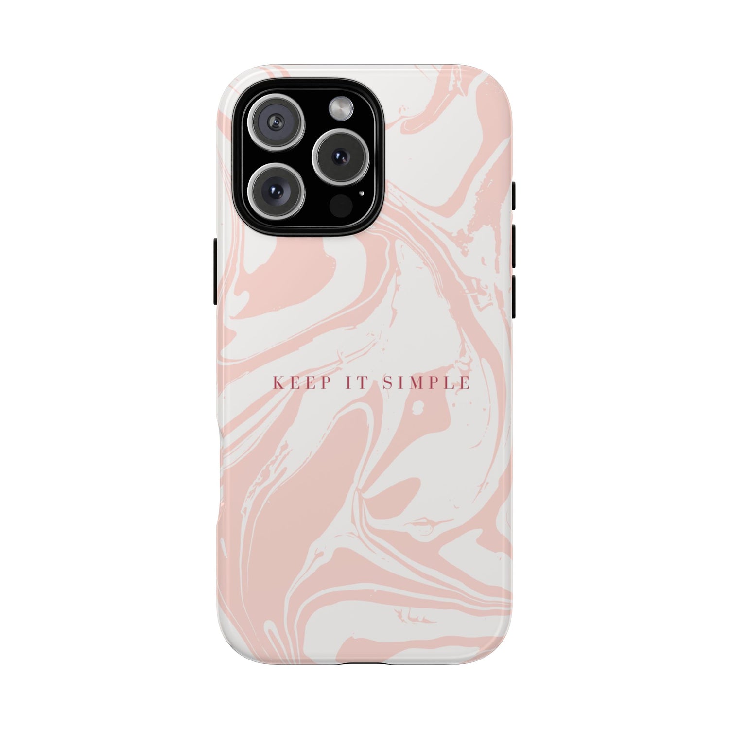 Simple Pink Marble Tough Case