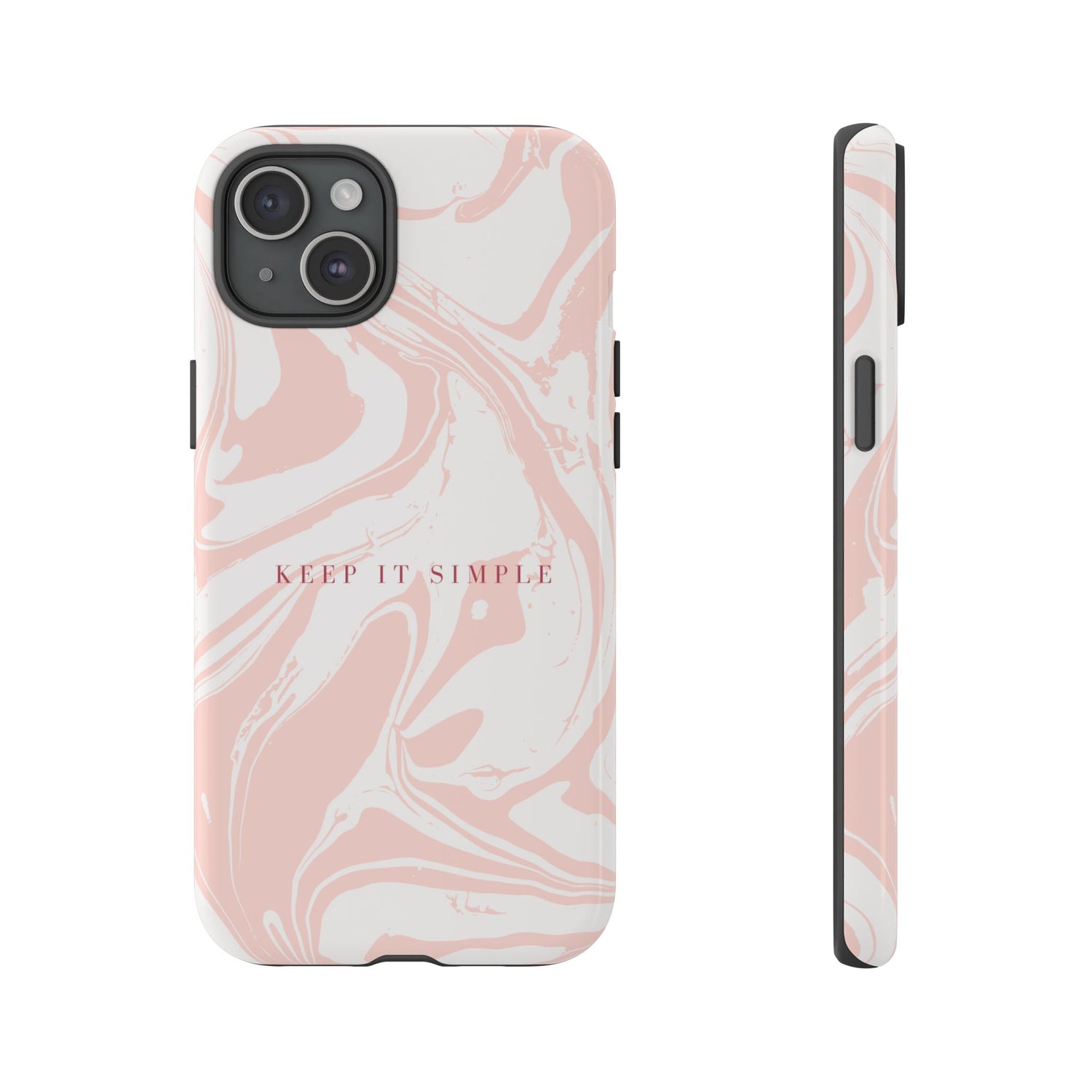 Simple Pink Marble Tough Case