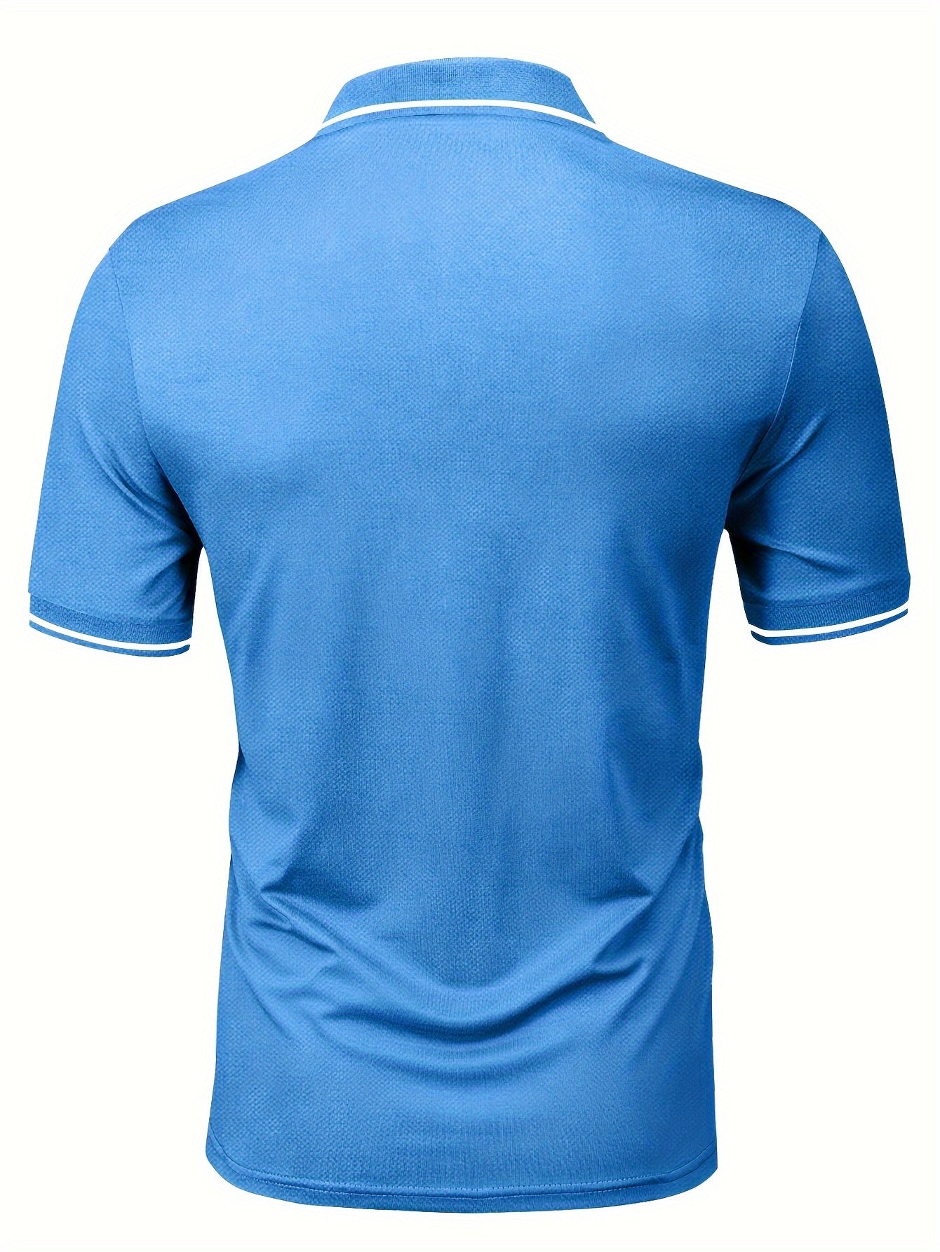 Classic Mens Golf Shirt - Relaxed Fit, Breathable Short Sleeve, Classic Collar Style - Perfect for Warm Weather Golfing, Hiking, and Outdoor Activities