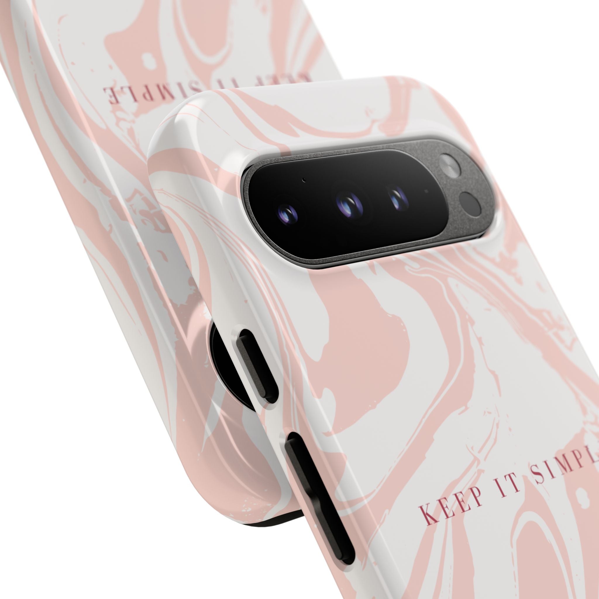 Simple Pink Marble Tough Case