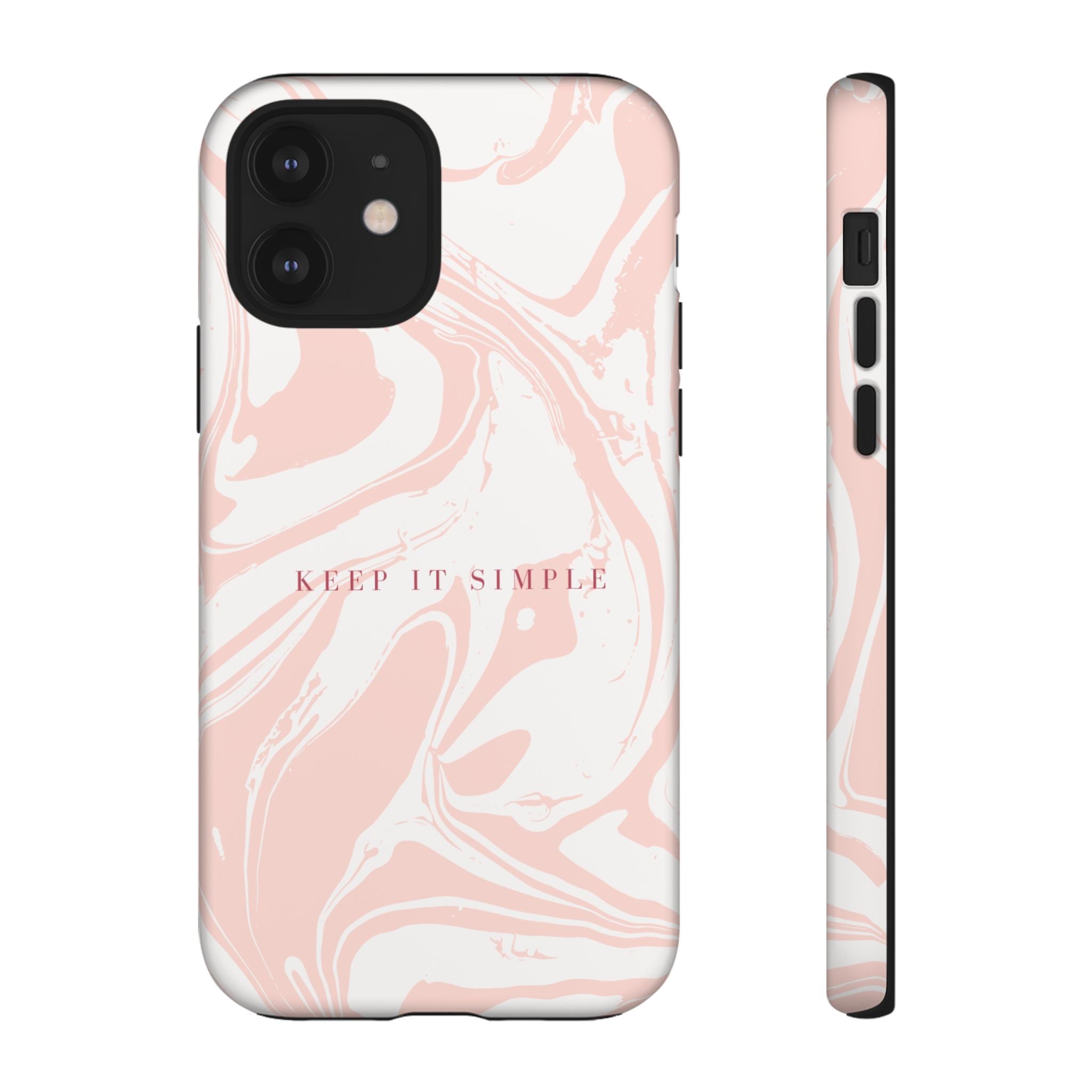 Simple Pink Marble Tough Case