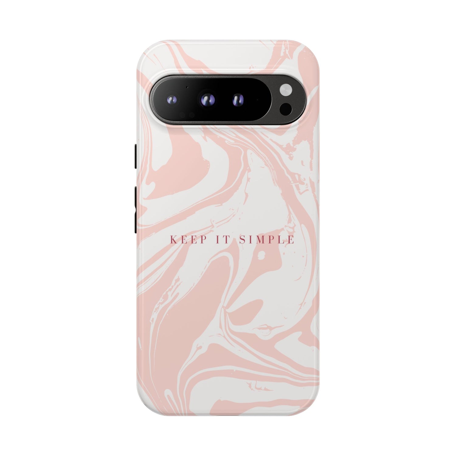 Simple Pink Marble Tough Case