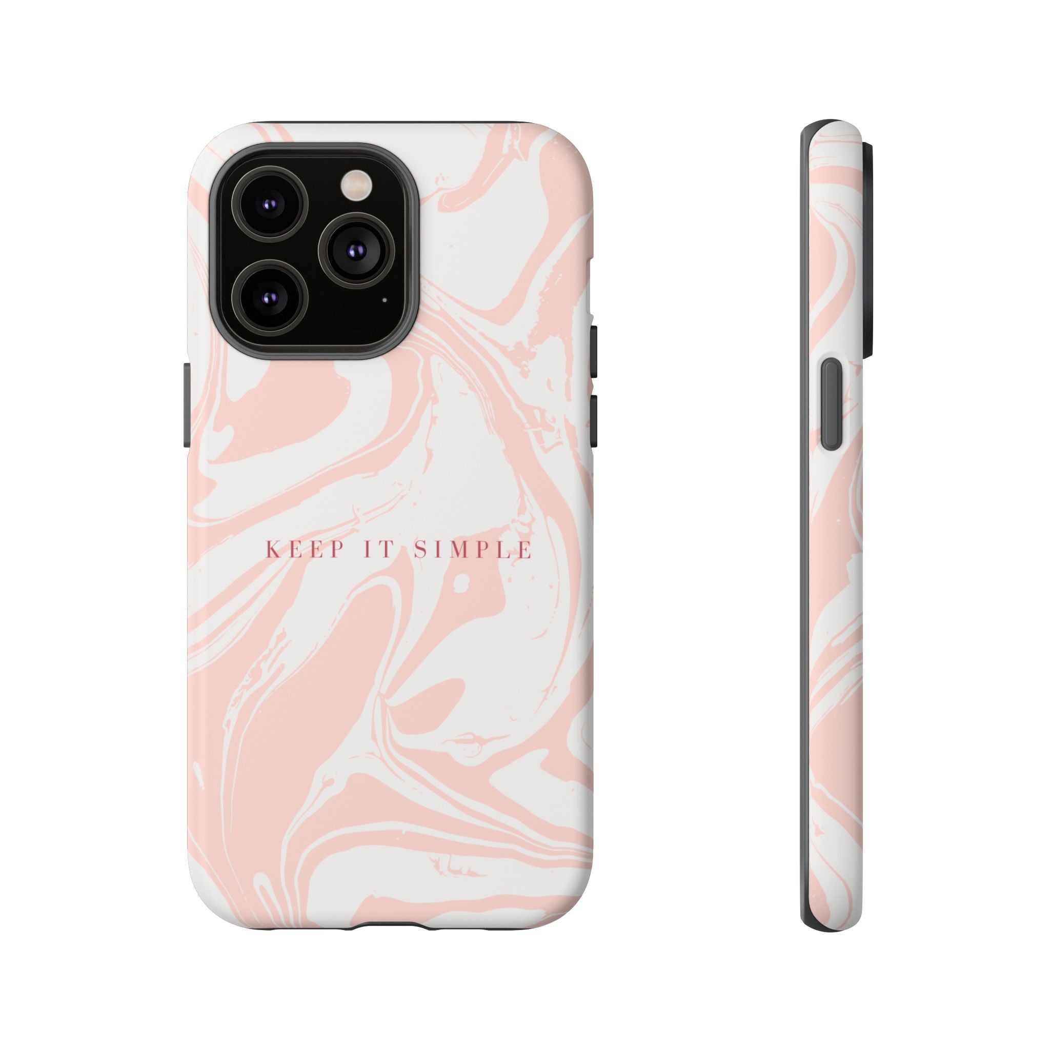 Simple Pink Marble Tough Case