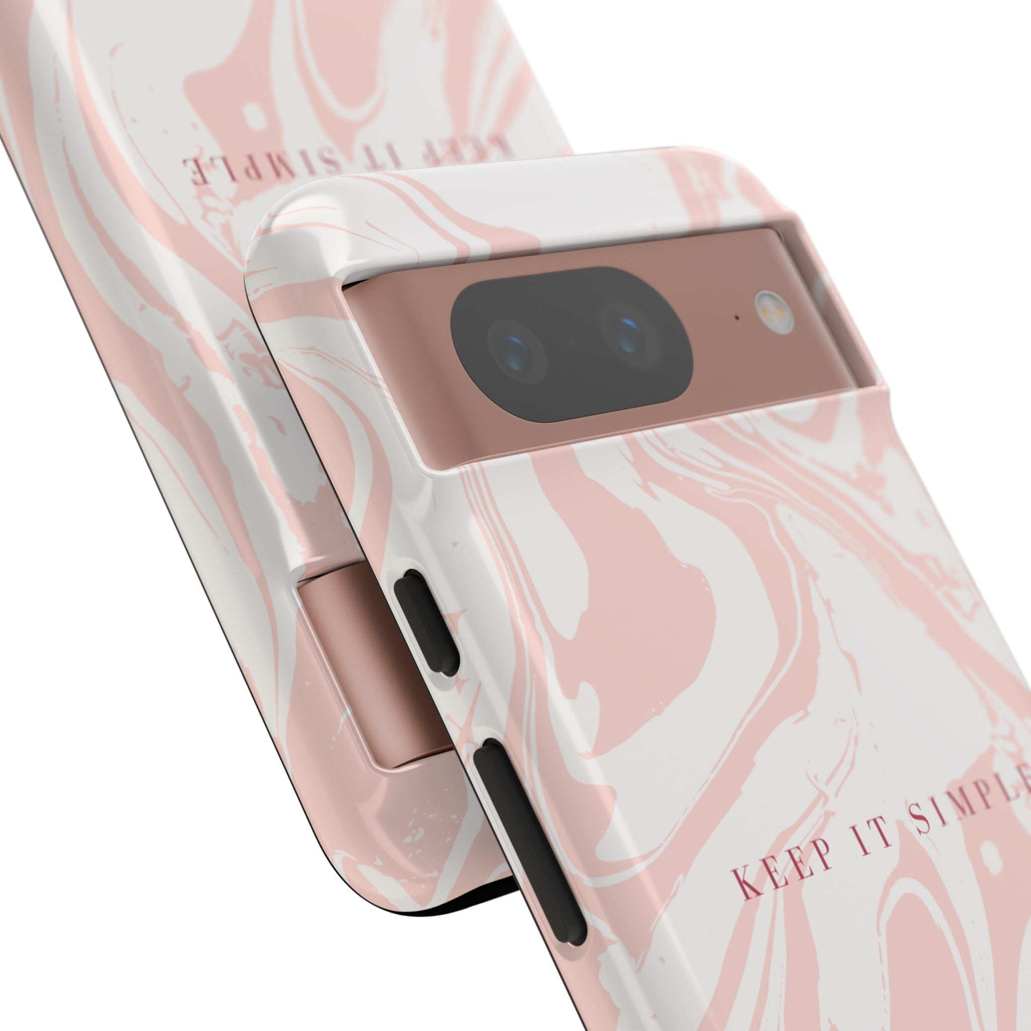 Simple Pink Marble Tough Case