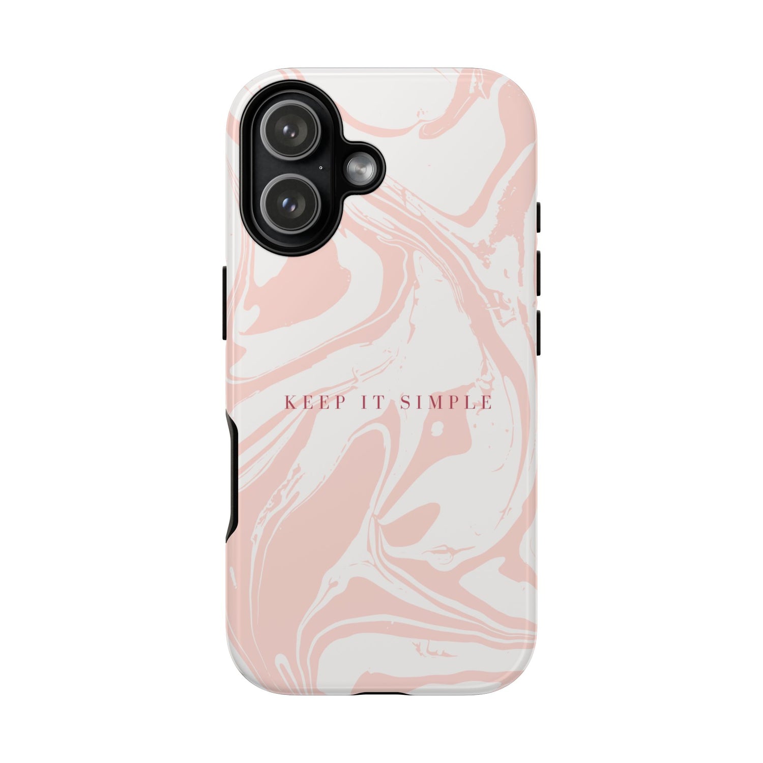 Simple Pink Marble Tough Case