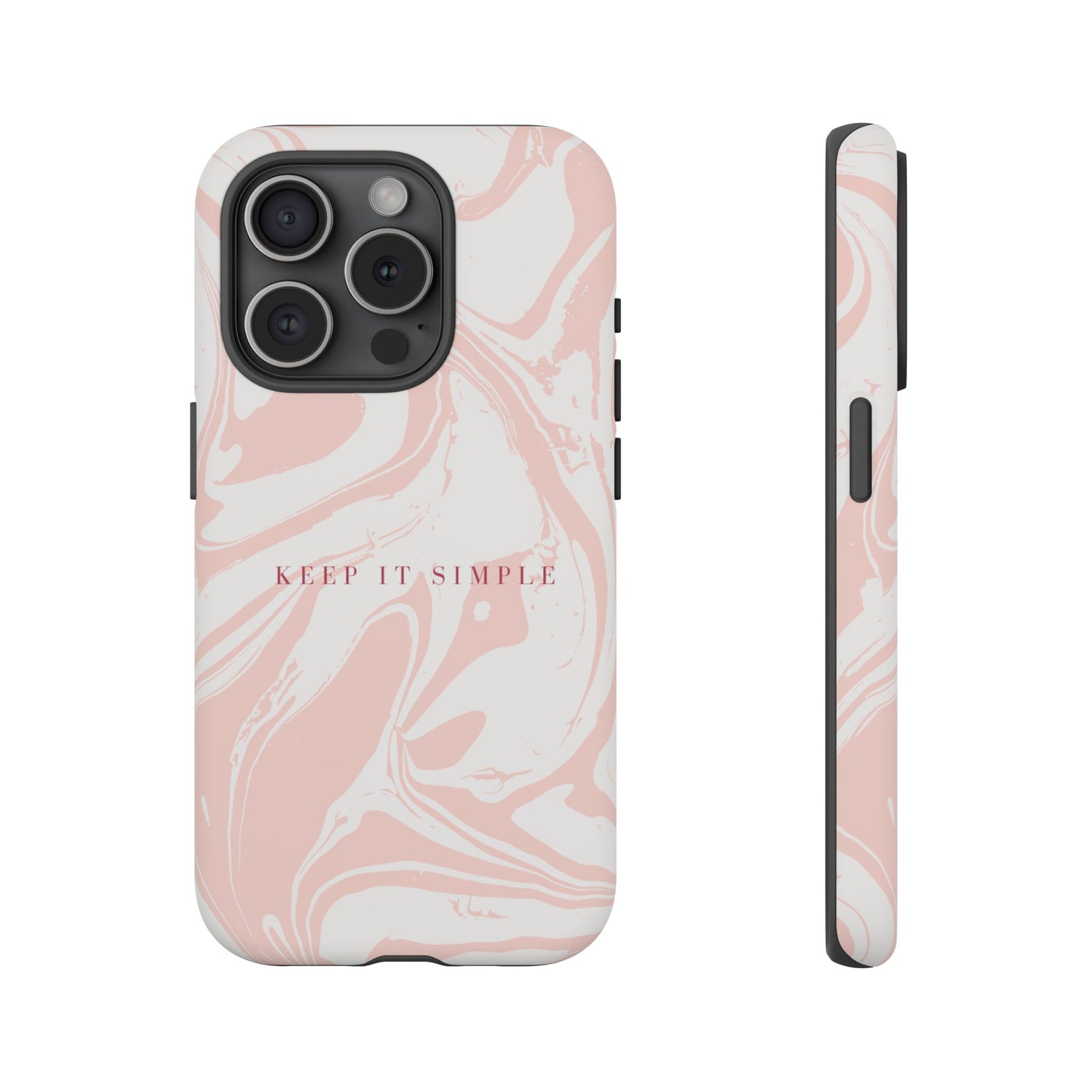 Simple Pink Marble Tough Case
