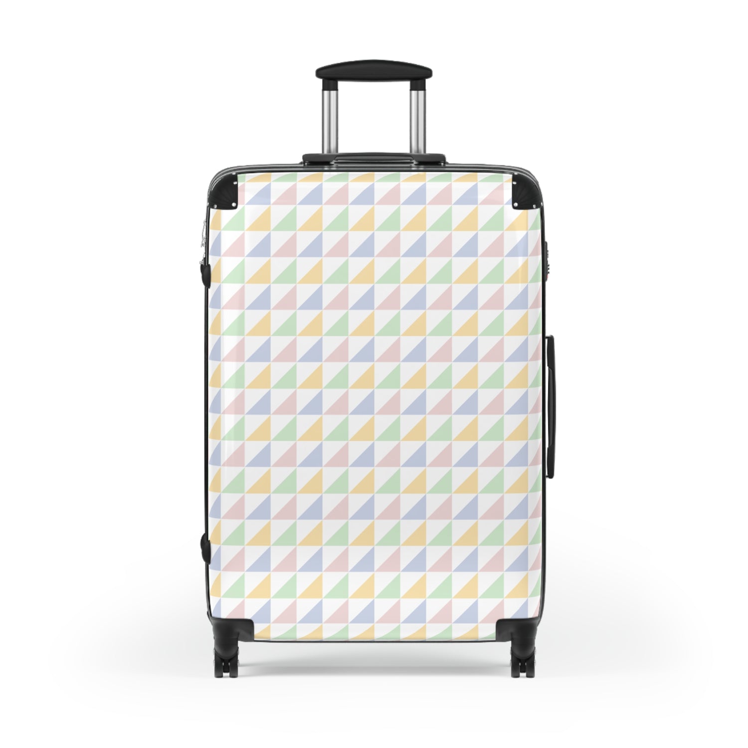 Geometric Pattern Suitcase
