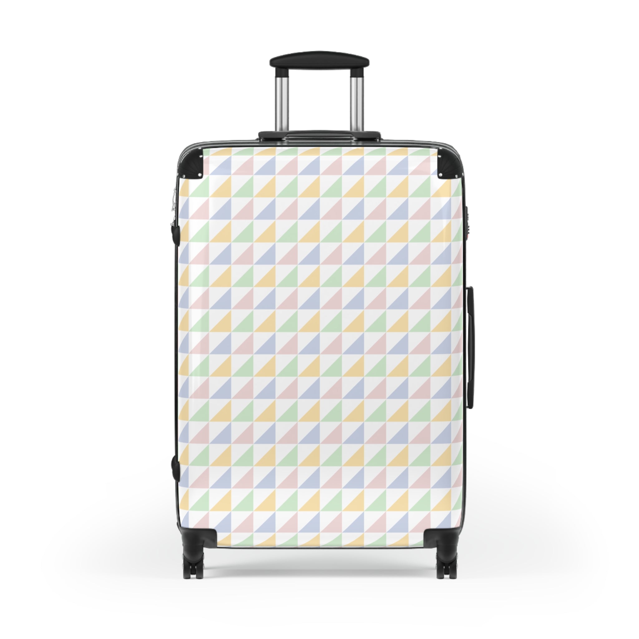 Geometric Pattern Suitcase