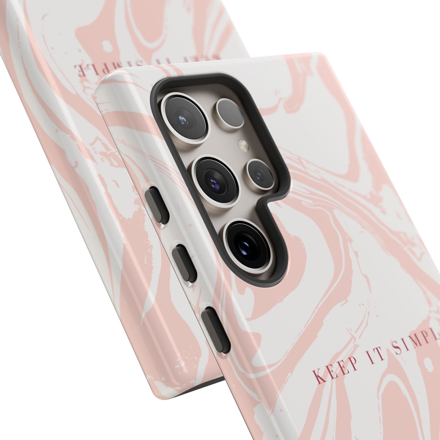 Simple Pink Marble Tough Case