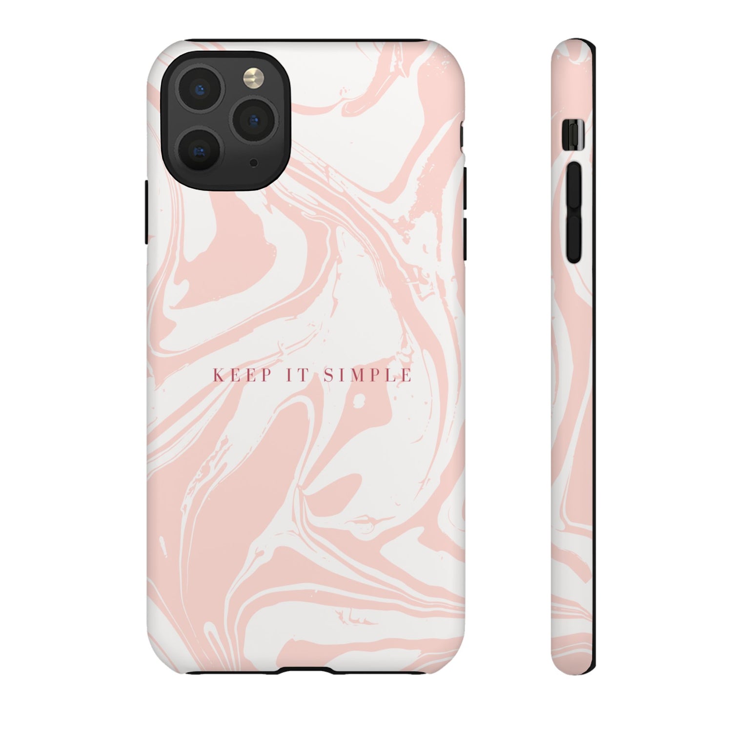 Simple Pink Marble Tough Case