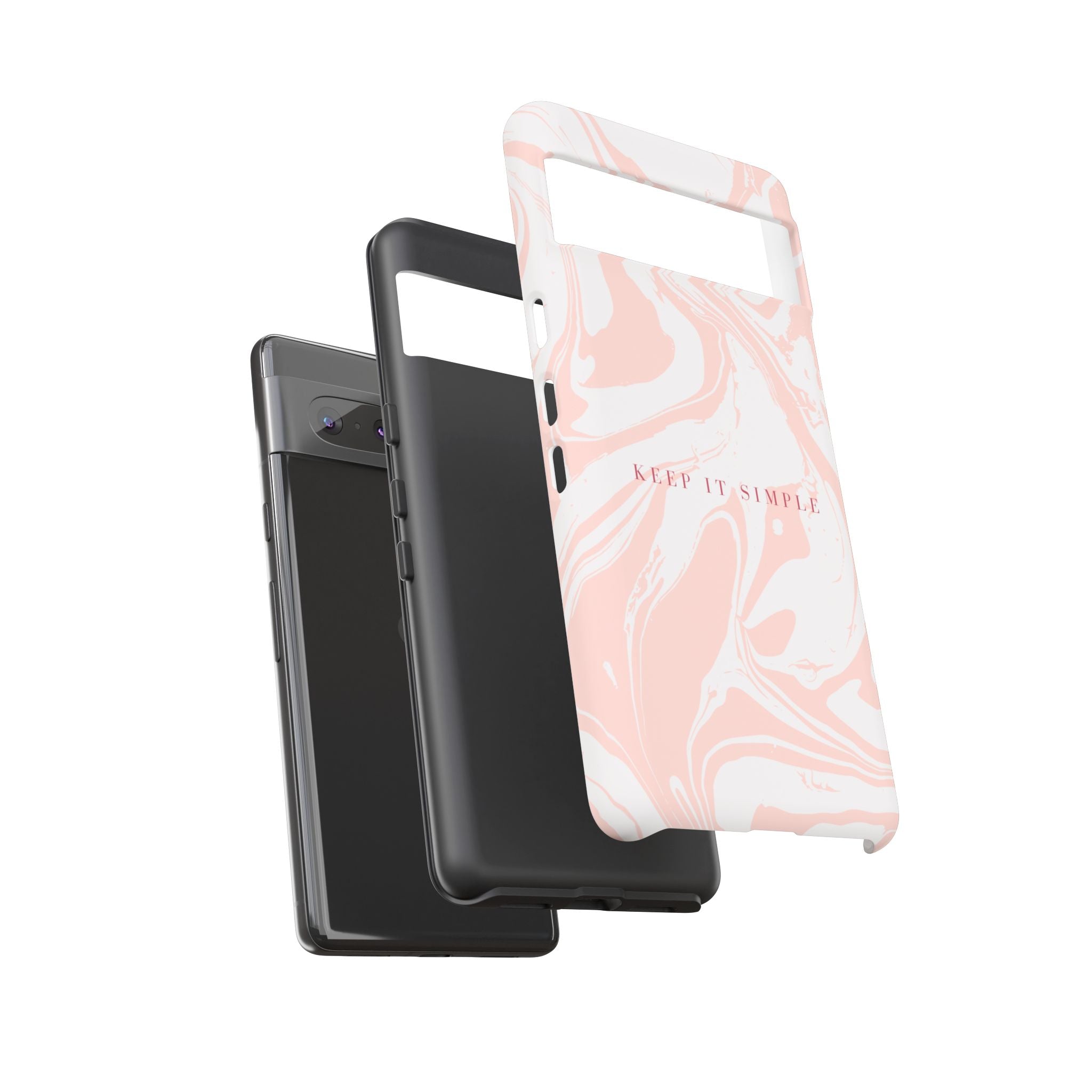 Simple Pink Marble Tough Case