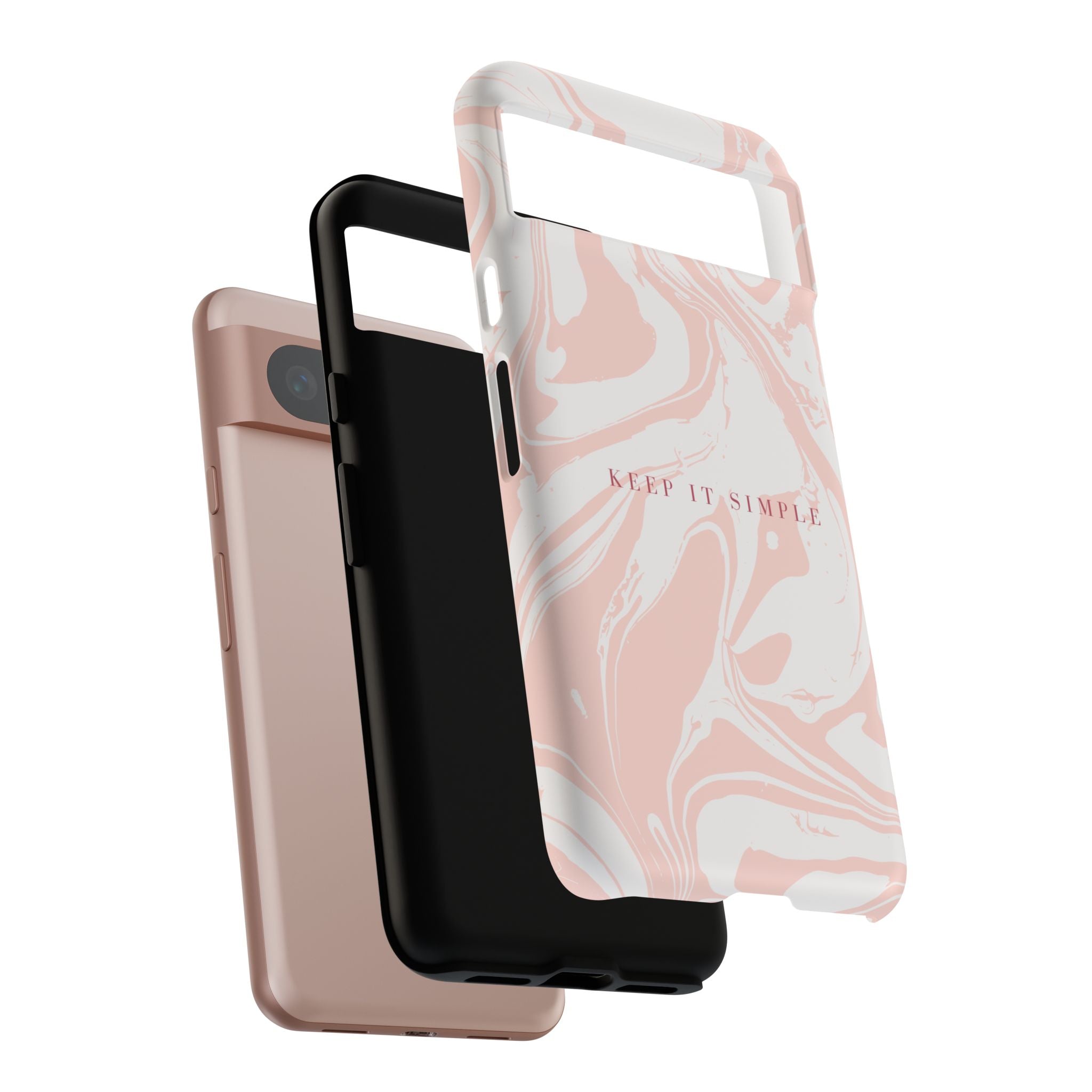 Simple Pink Marble Tough Case