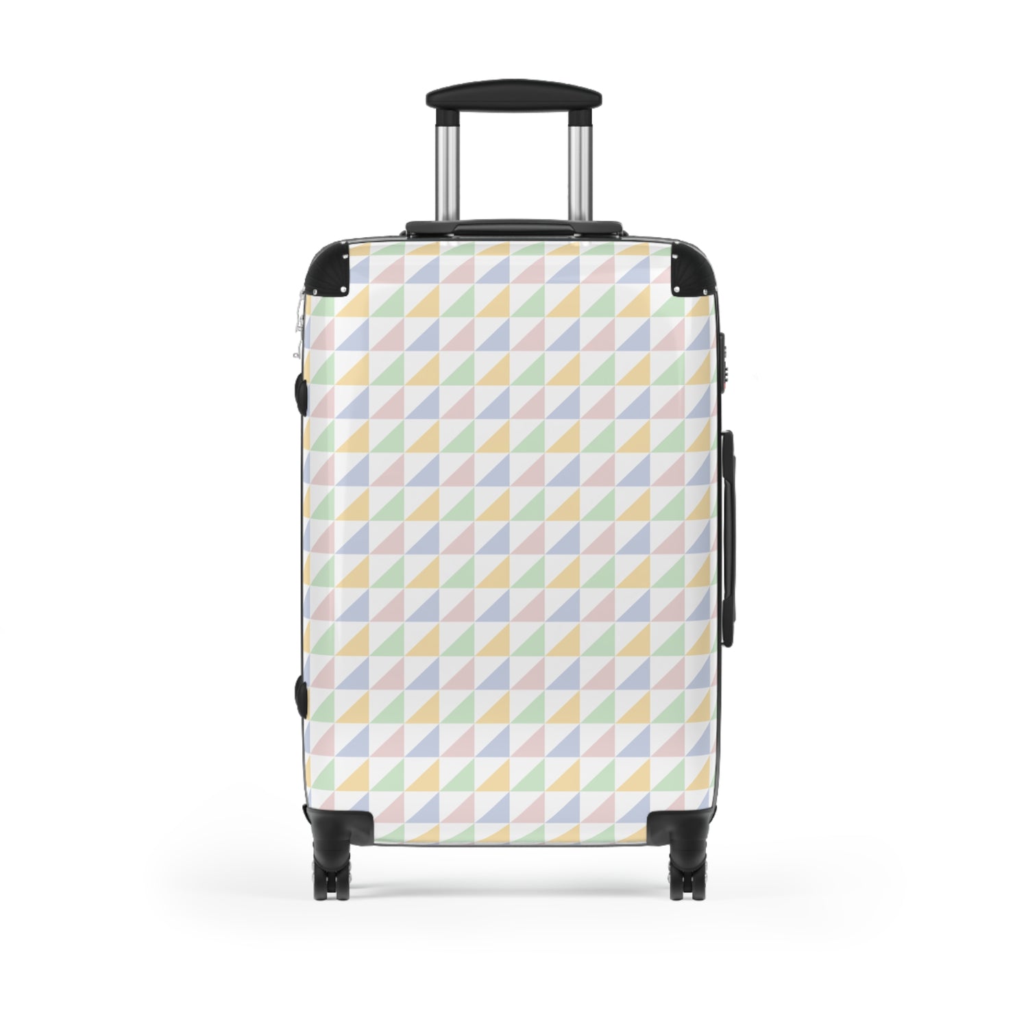 Geometric Pattern Suitcase