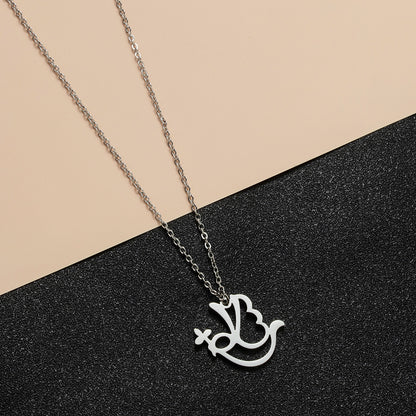 CXWIND PEACE Arabic Letter Jewelry Pendant For Women