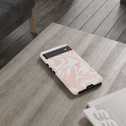 Simple Pink Marble Tough Case