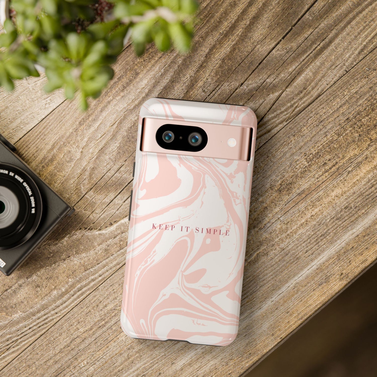 Simple Pink Marble Tough Case