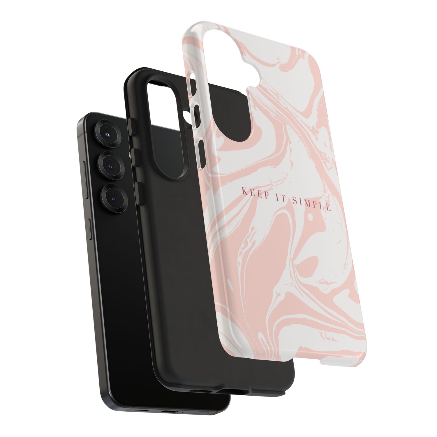 Simple Pink Marble Tough Case