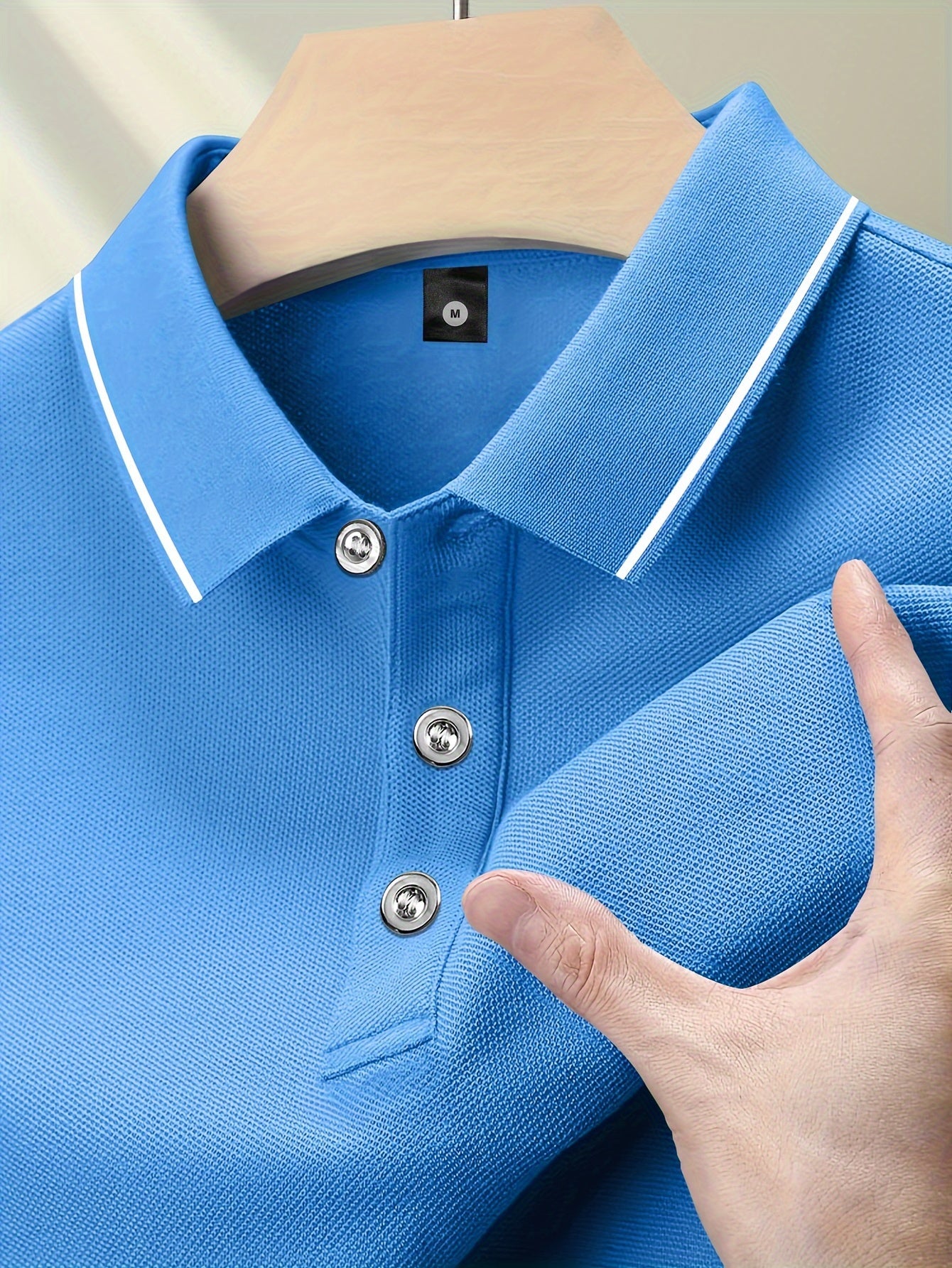 Classic Mens Golf Shirt - Relaxed Fit, Breathable Short Sleeve, Classic Collar Style - Perfect for Warm Weather Golfing, Hiking, and Outdoor Activities