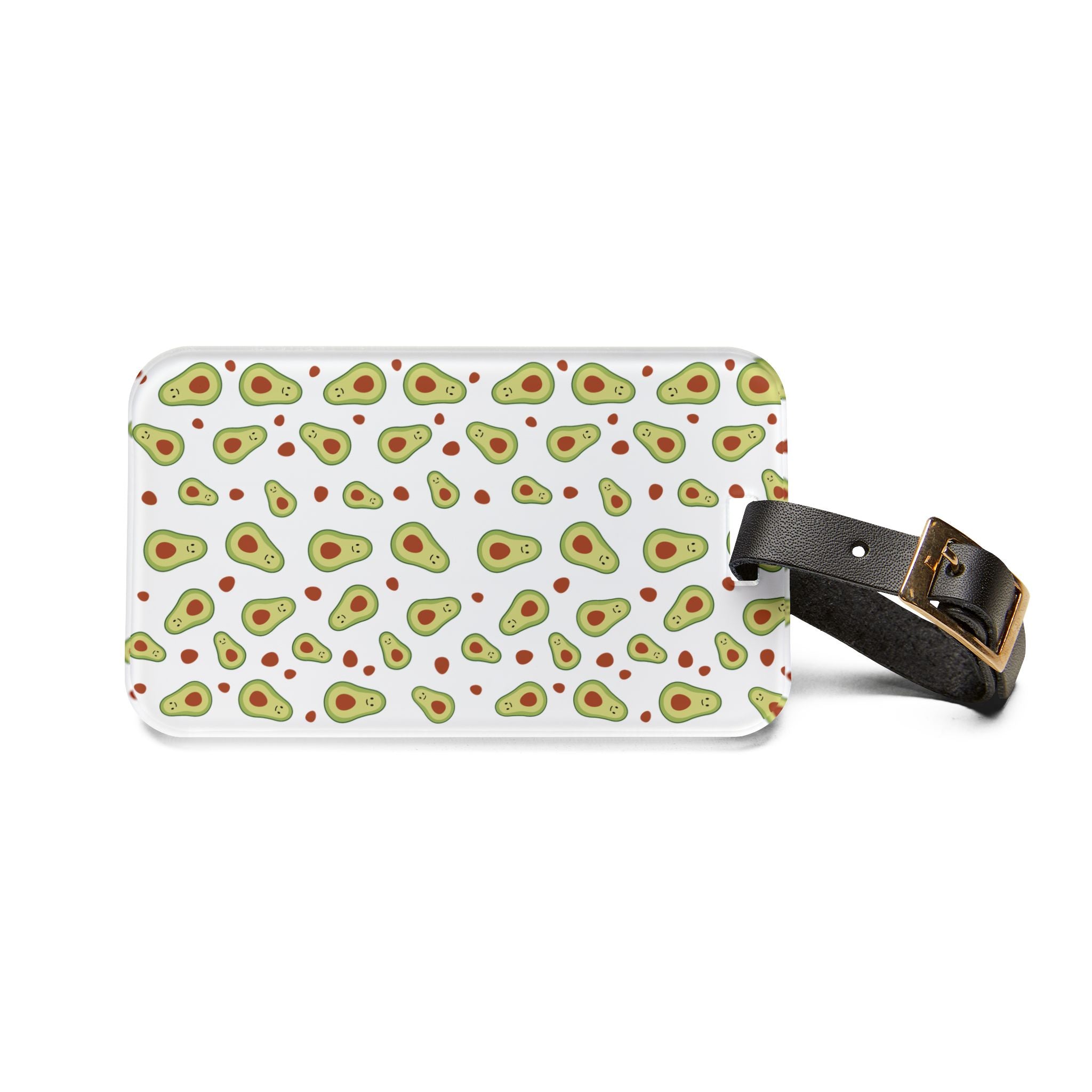 Avocado Print Luggage Tag